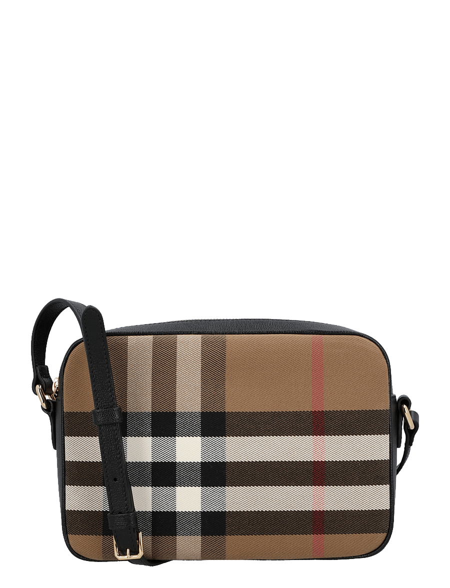 Burberry - Large Camera Bag - crossbody bags - brown - 0