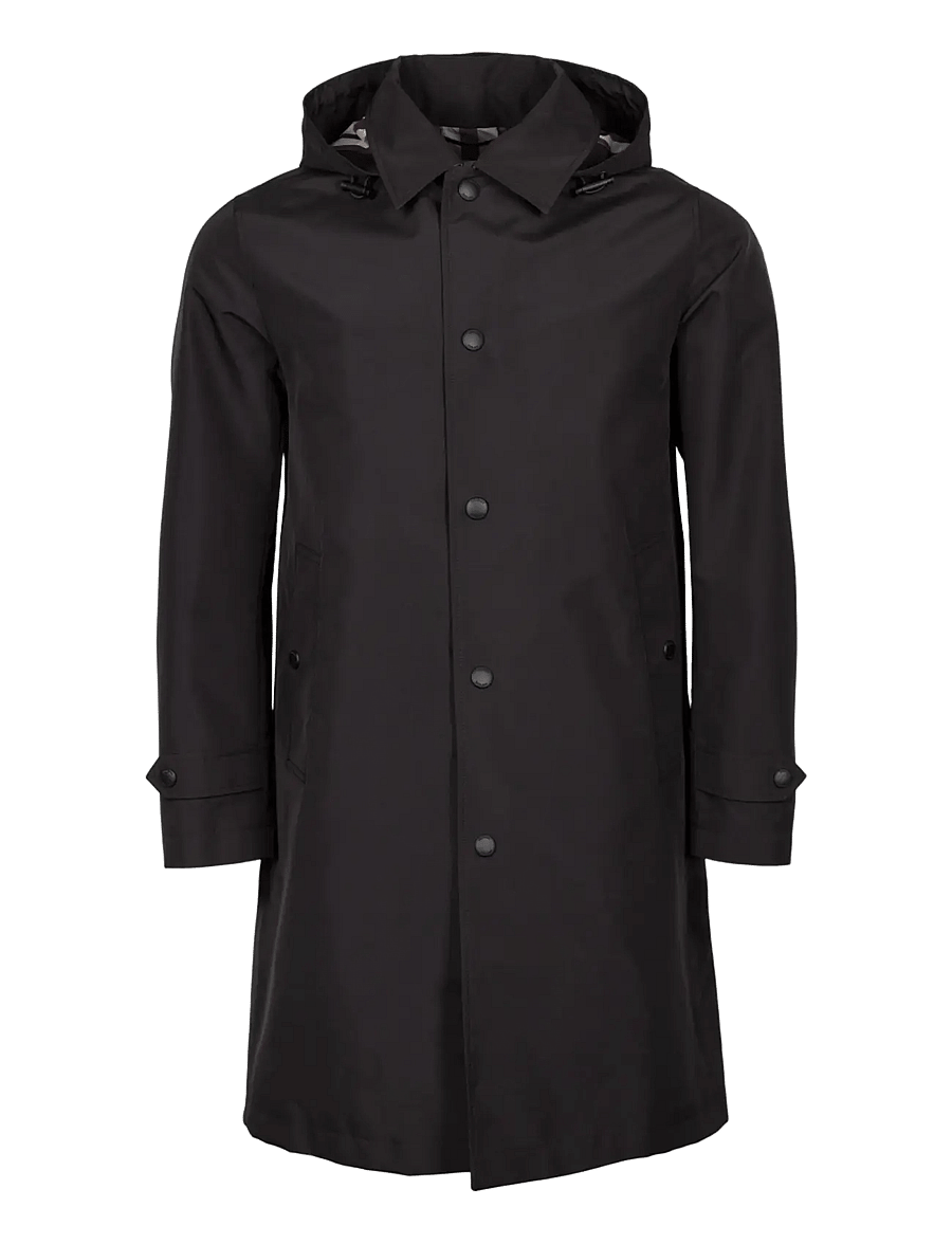 Burberry - Barnbury Raincoat - regnjackor - black - 0