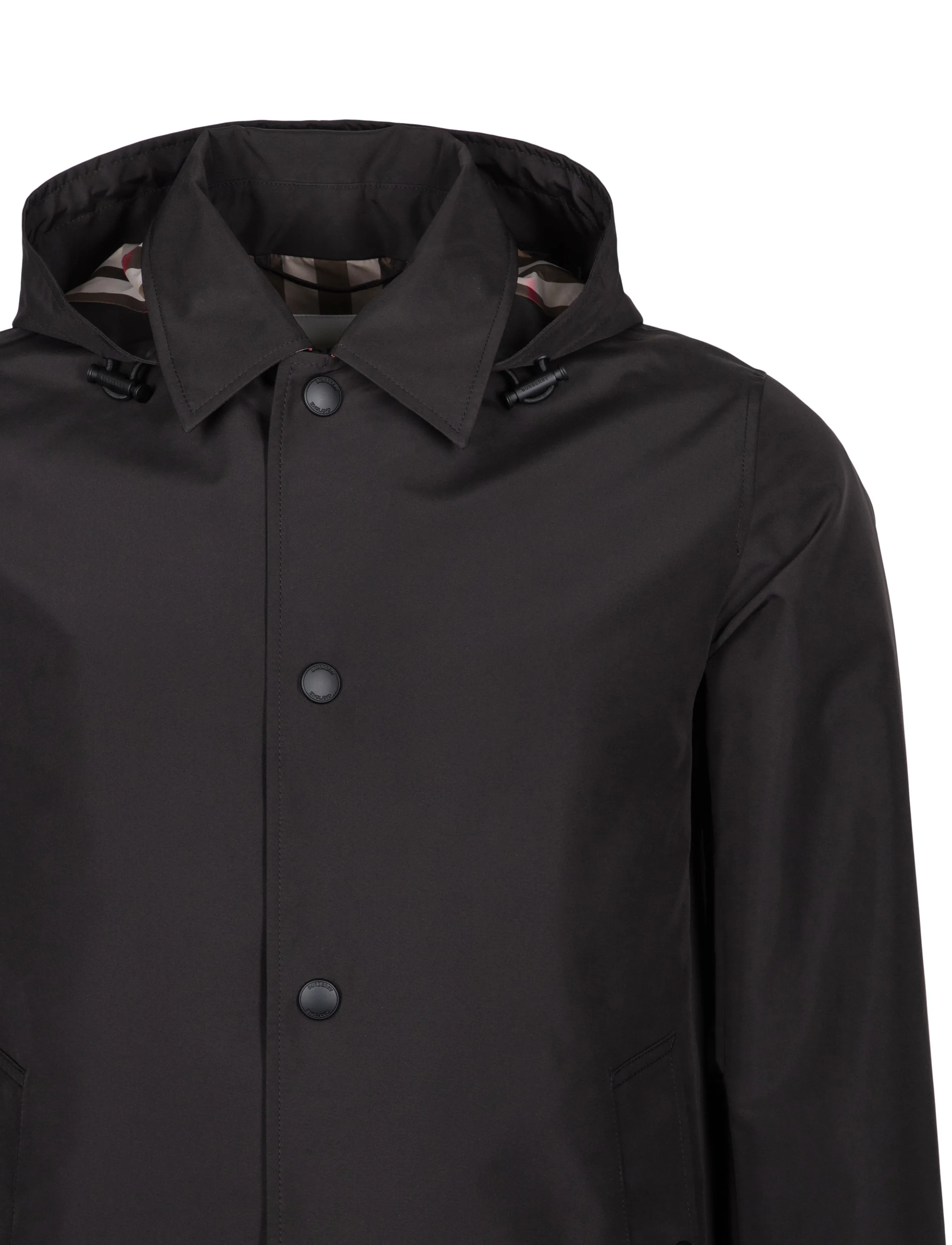 Burberry - Barnbury Raincoat - regnjackor - black - 2