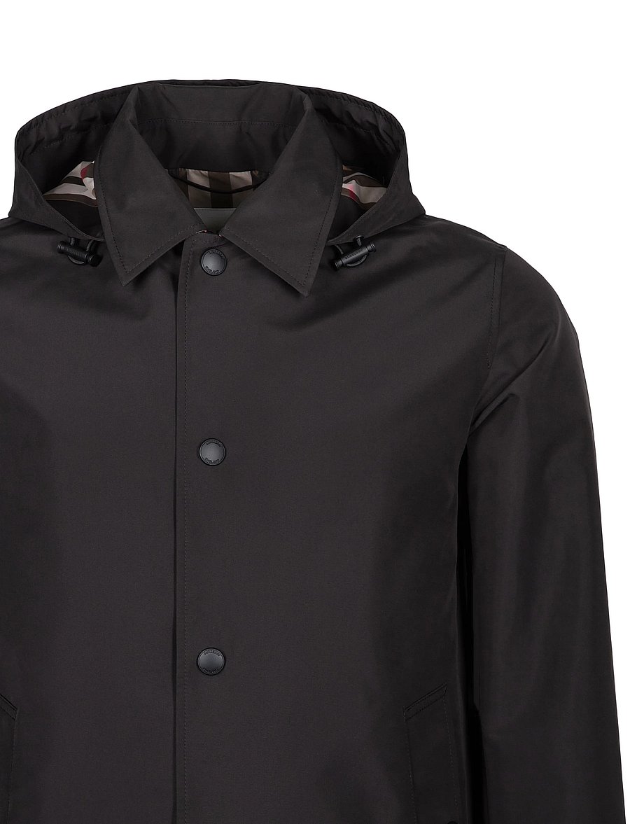 Burberry - Barnbury Raincoat - regnjackor - black - 2