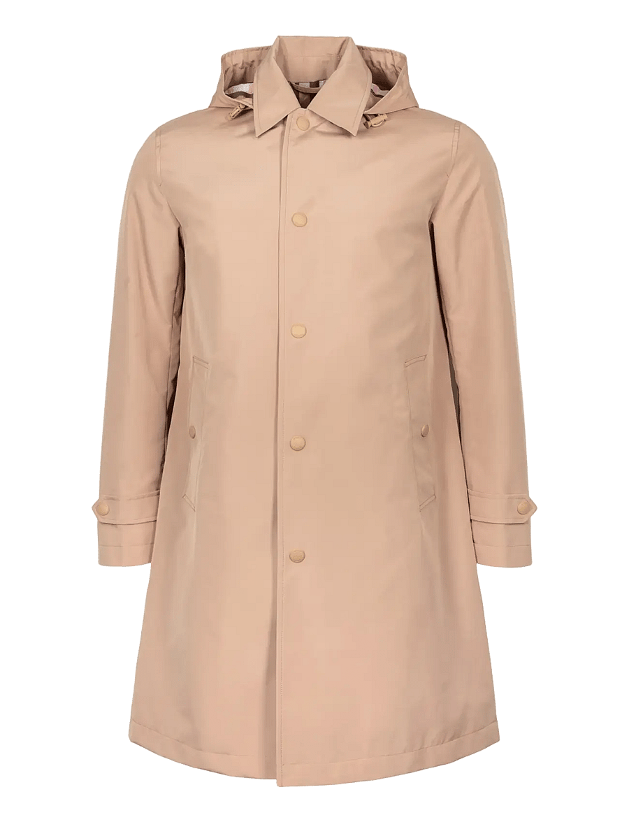 Burberry - Barnbury Raincoat - regenmäntel - beige - 0