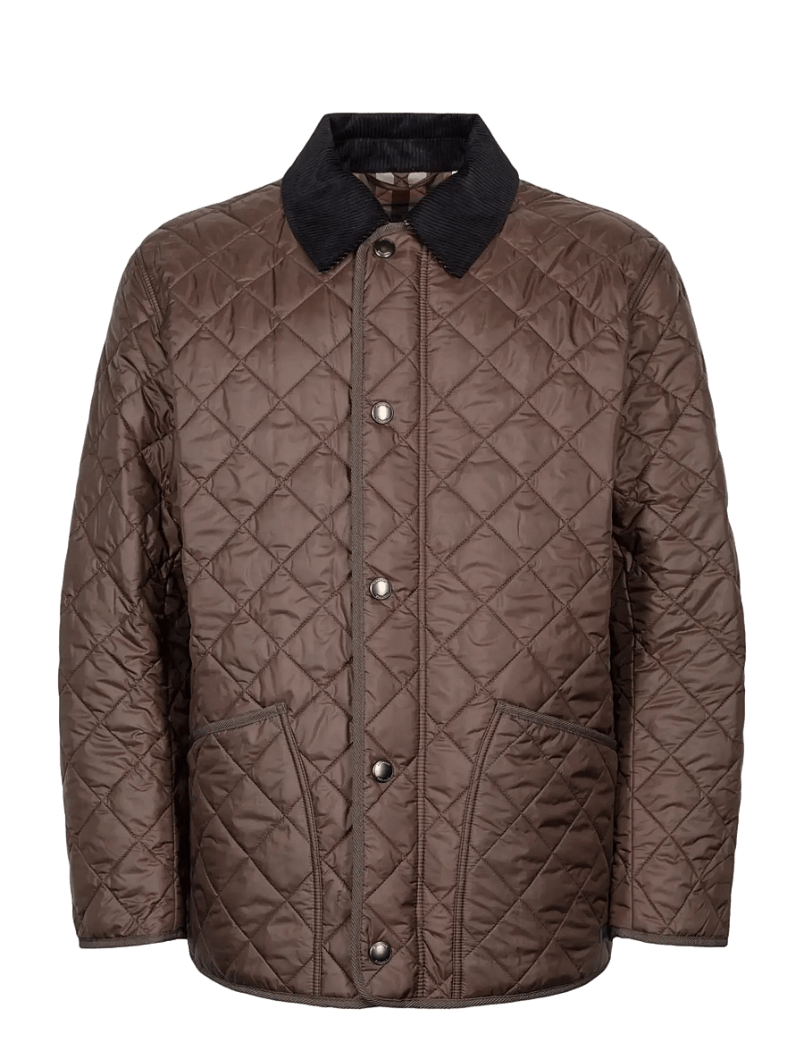 Burberry - Willowbrook Quilted Jacket - höstjackor - brown - 0
