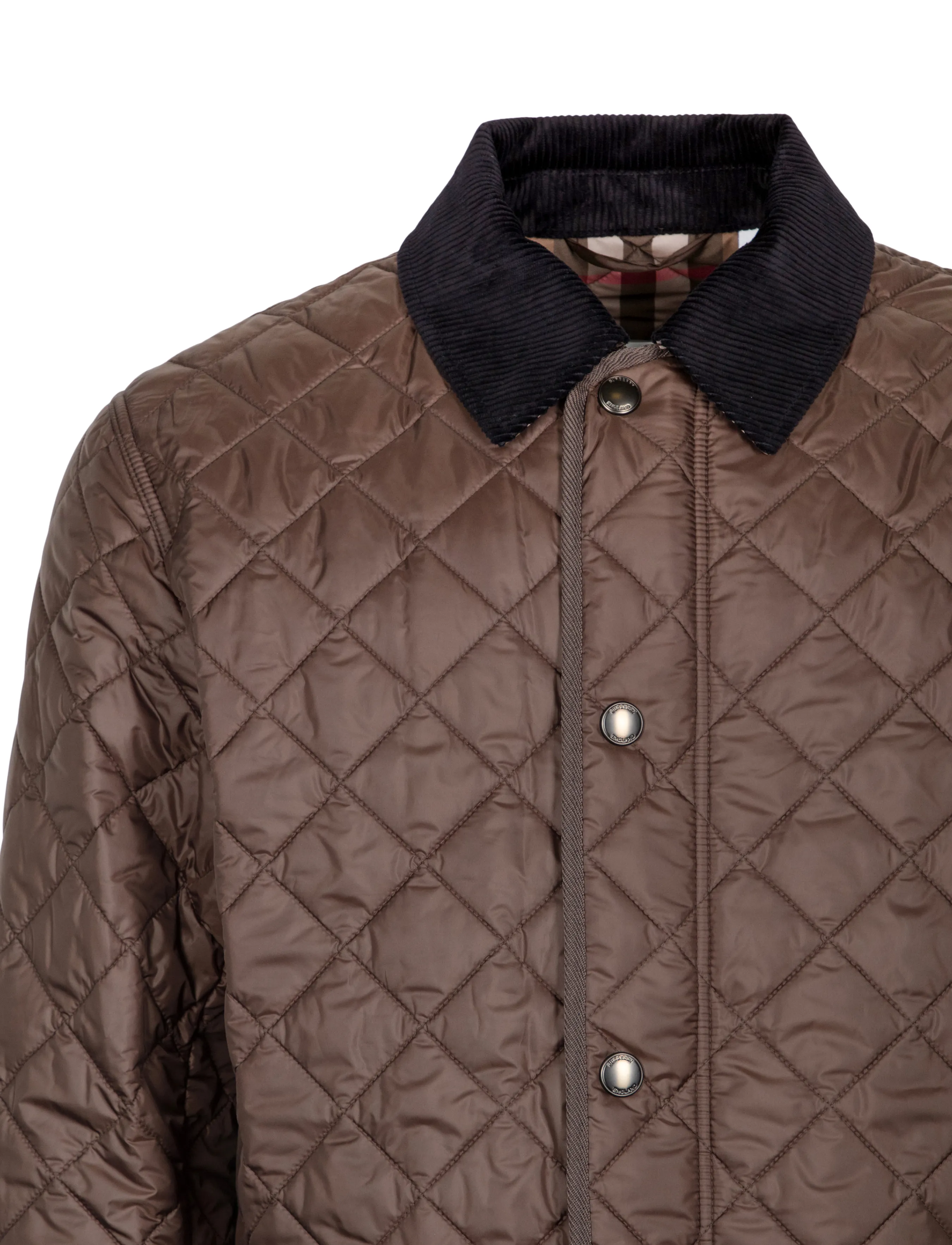 Burberry - Willowbrook Quilted Jacket - höstjackor - brown - 2