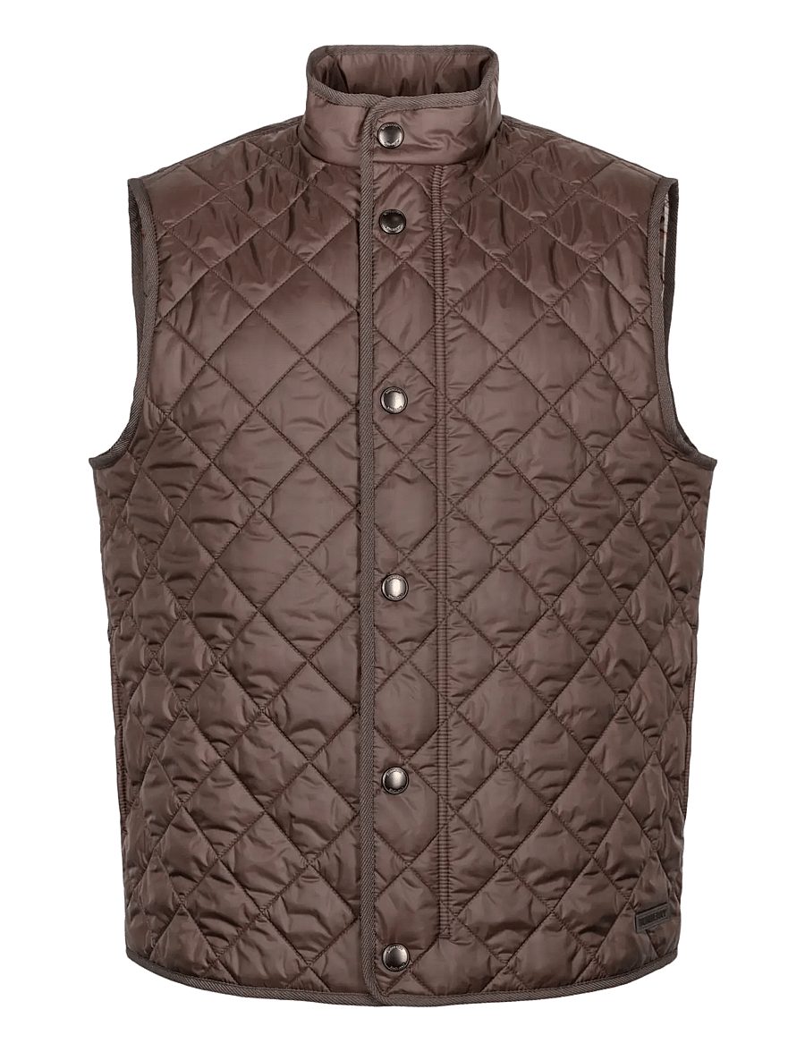 Burberry - Nylon Vest - westen - brown - 0