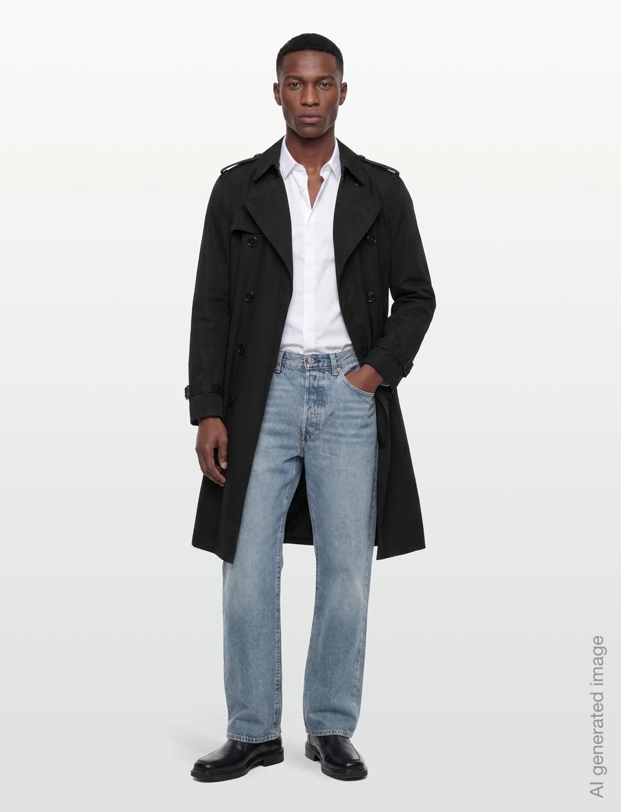 Burberry - BROCKHAM LNG - trenchcoats - black - 0
