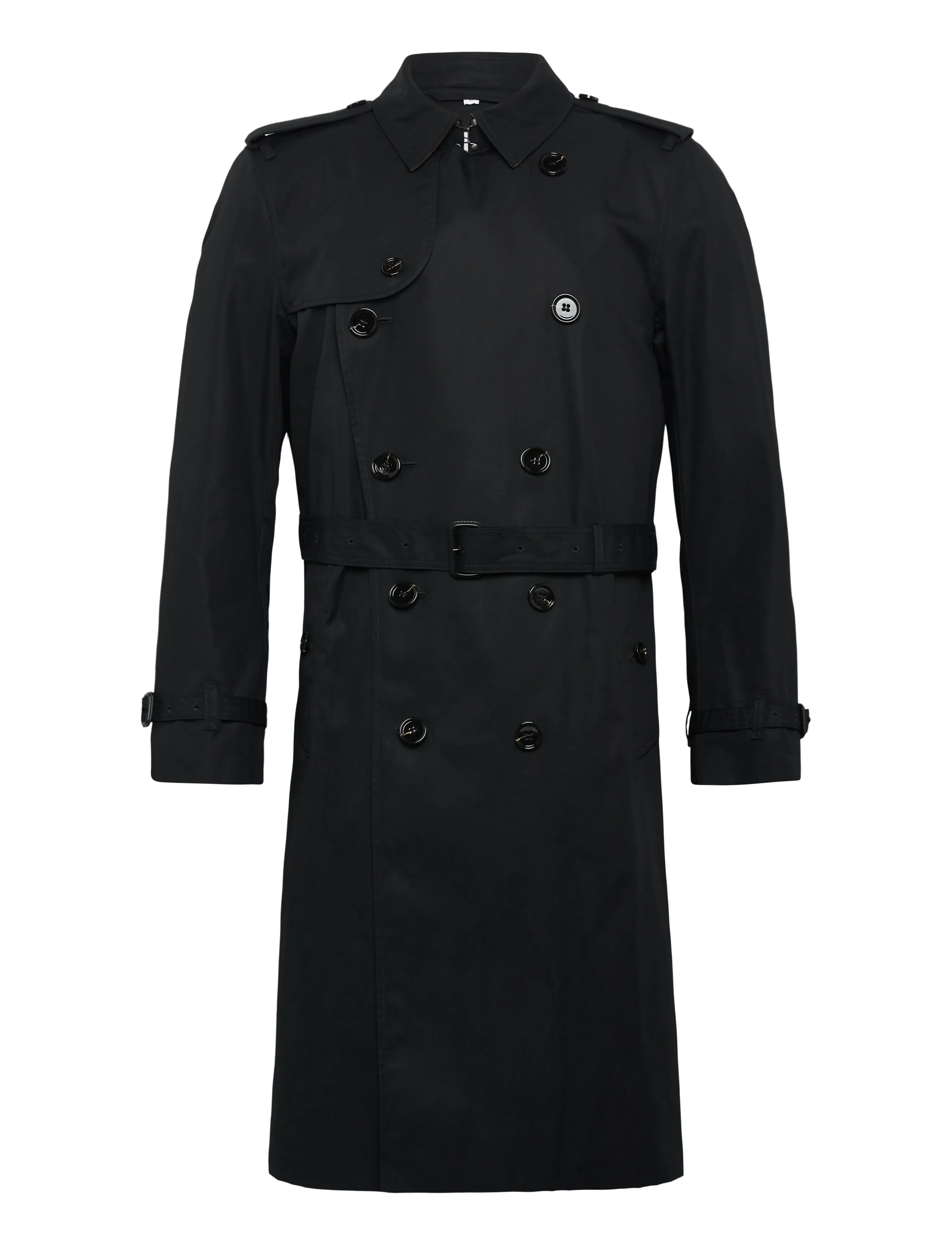 Burberry - BROCKHAM LNG - trenchcoats - black - 3
