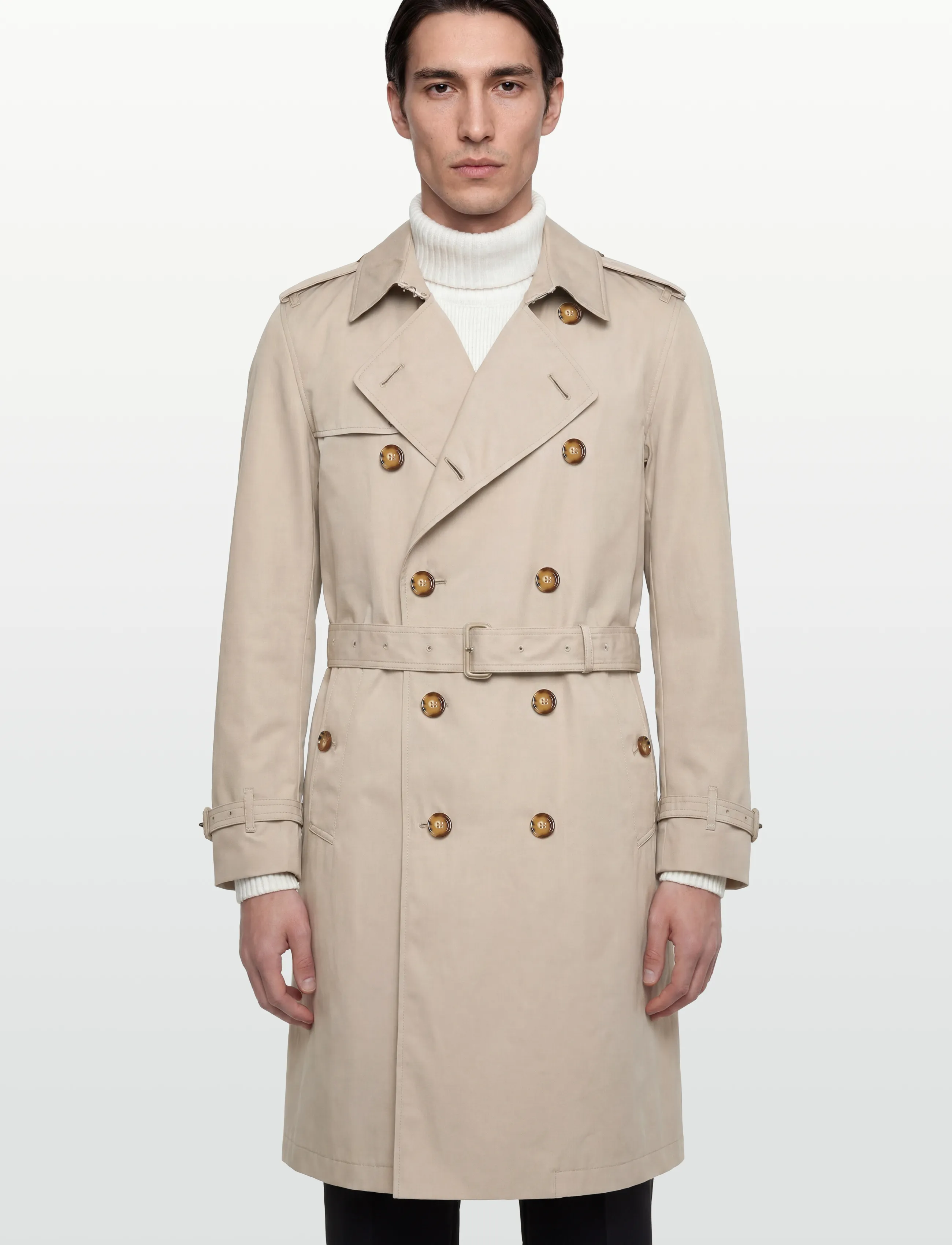 Burberry - BROCKHAM LNG - regnfrakkar - stone - 4