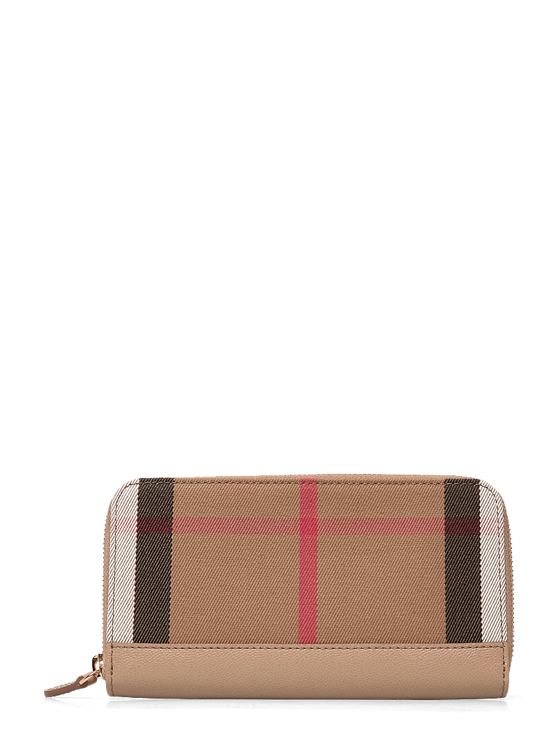 Burberry - LS LG ZIP AROUND MX GBH - portemonnaies - chestnut beige - 0