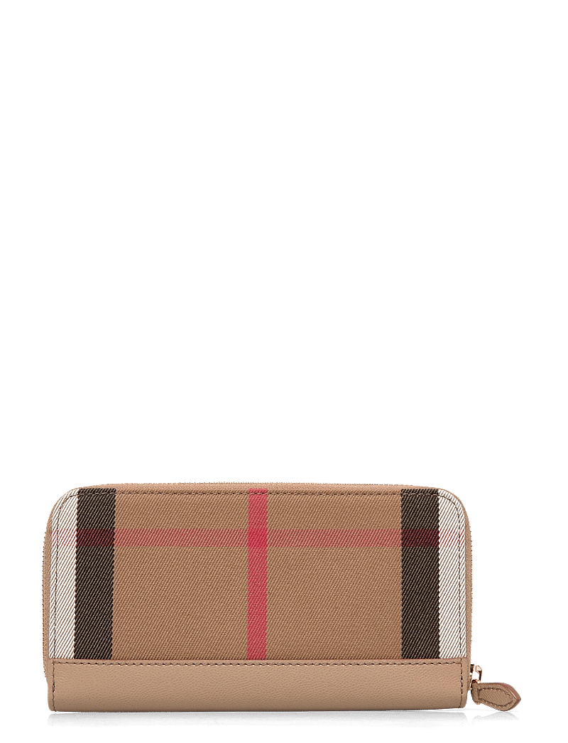 Burberry - LS LG ZIP AROUND MX GBH - portemonnaies - chestnut beige - 1