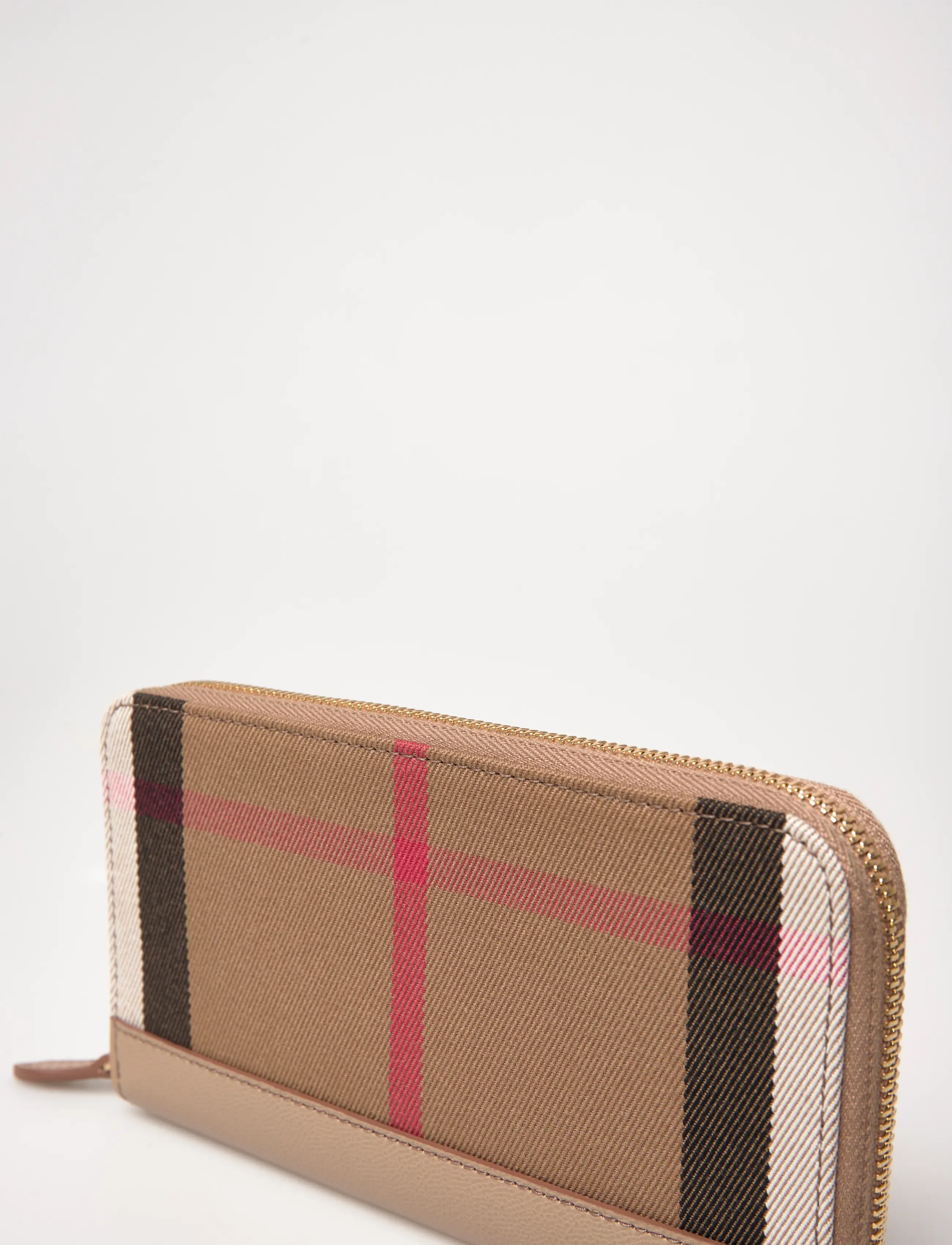 Burberry - LS LG ZIP AROUND MX GBH - chestnut beige - 4