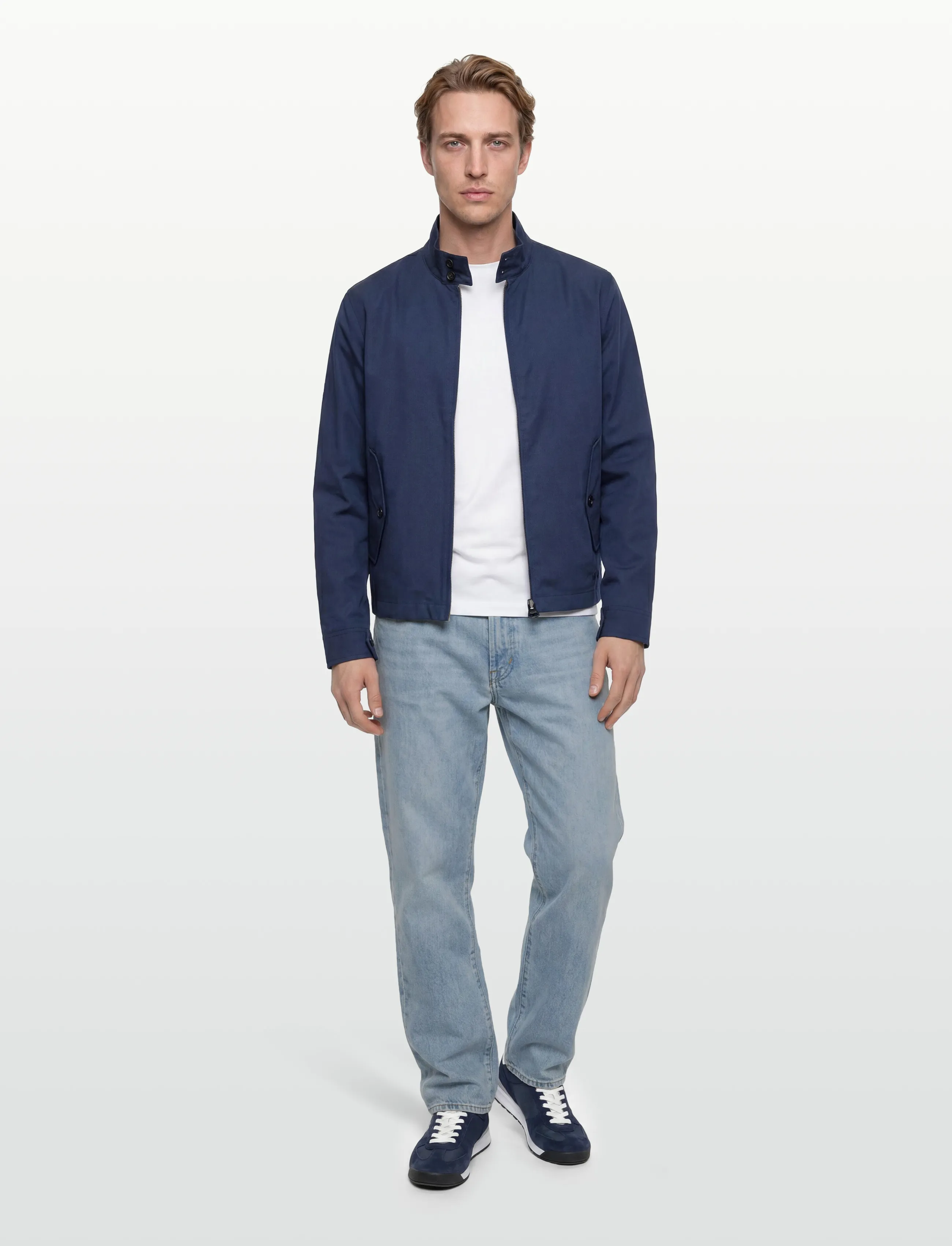 Burberry Lincolnshire, 50, Jackets, Marineblau - Bomber Männerswear