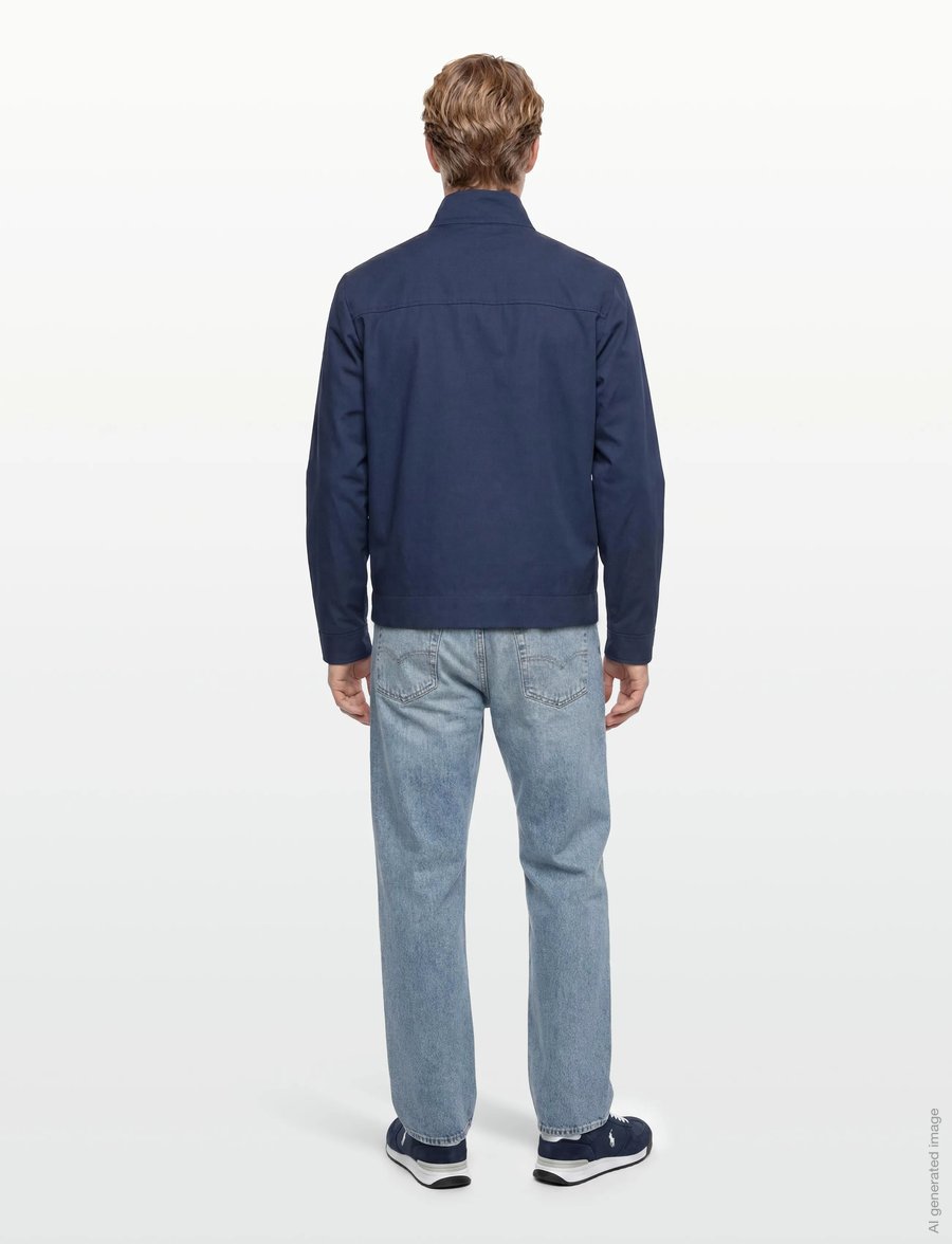 Burberry - LINCOLNSHIRE - bomber jackets - navy - 4