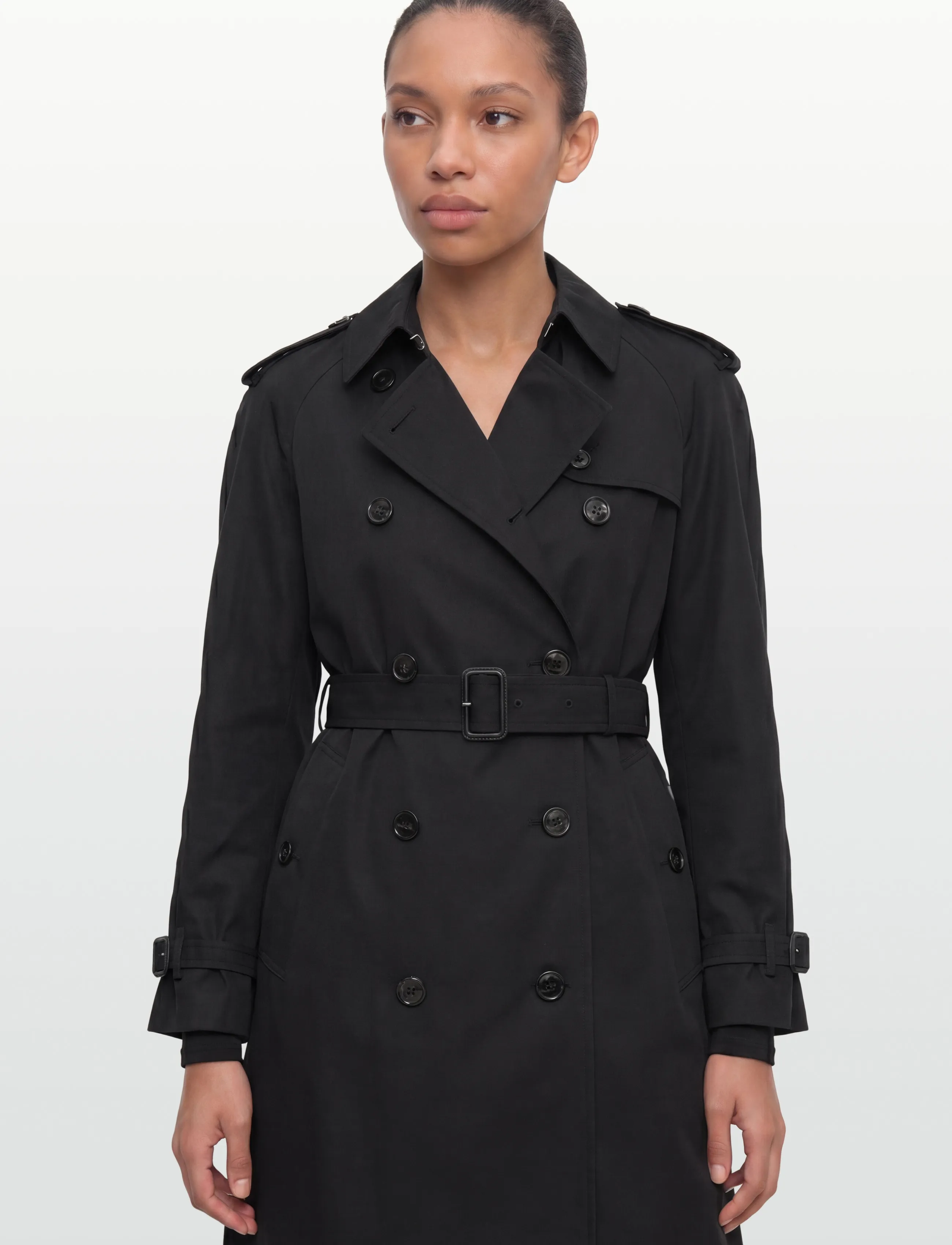 Burberry - HILLINGTON LNG - Õhukesed mantlid - black - 3