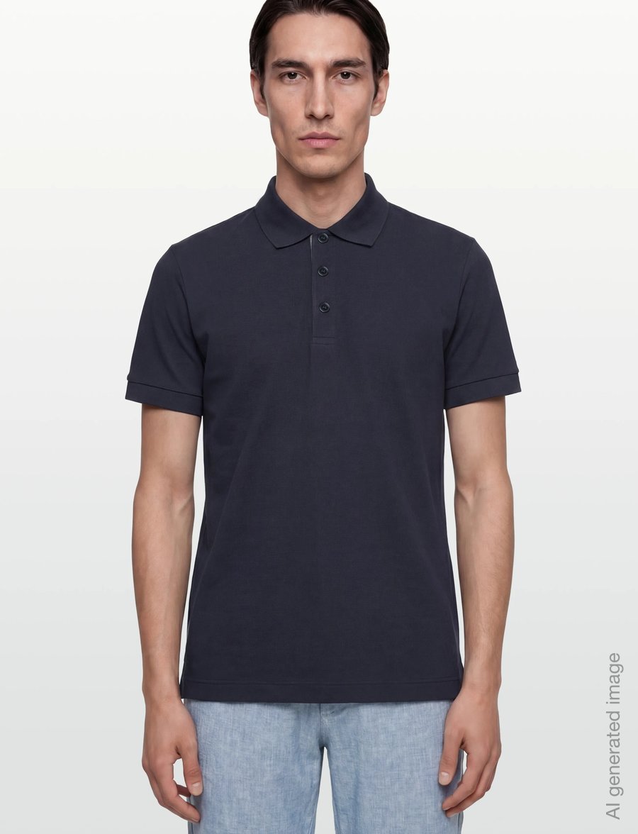 Burberry - HARTFORD - langärmlige strick-polohemden - navy black - 3