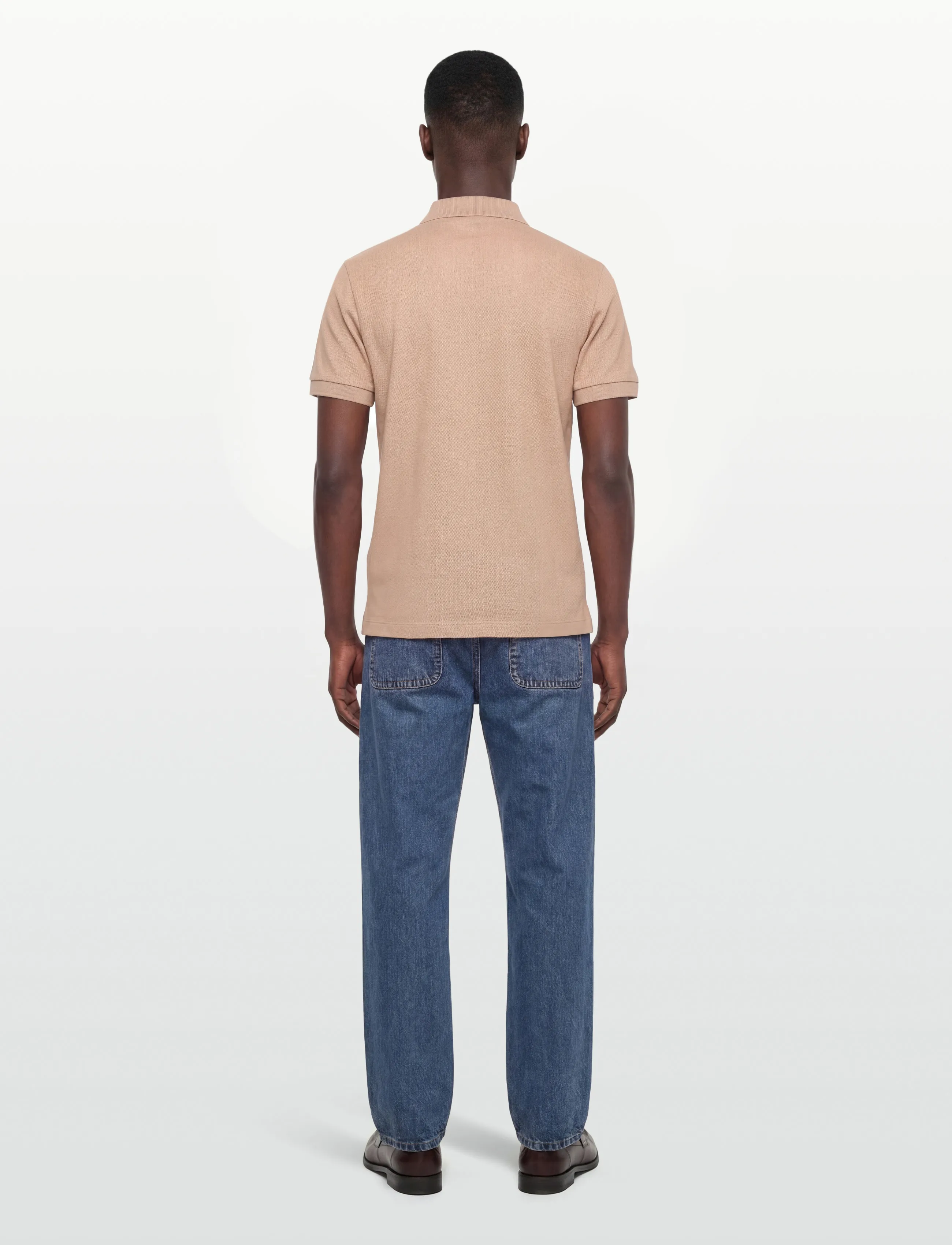 Burberry - HARTFORD - kortärmade pikéer - soft fawn - 4