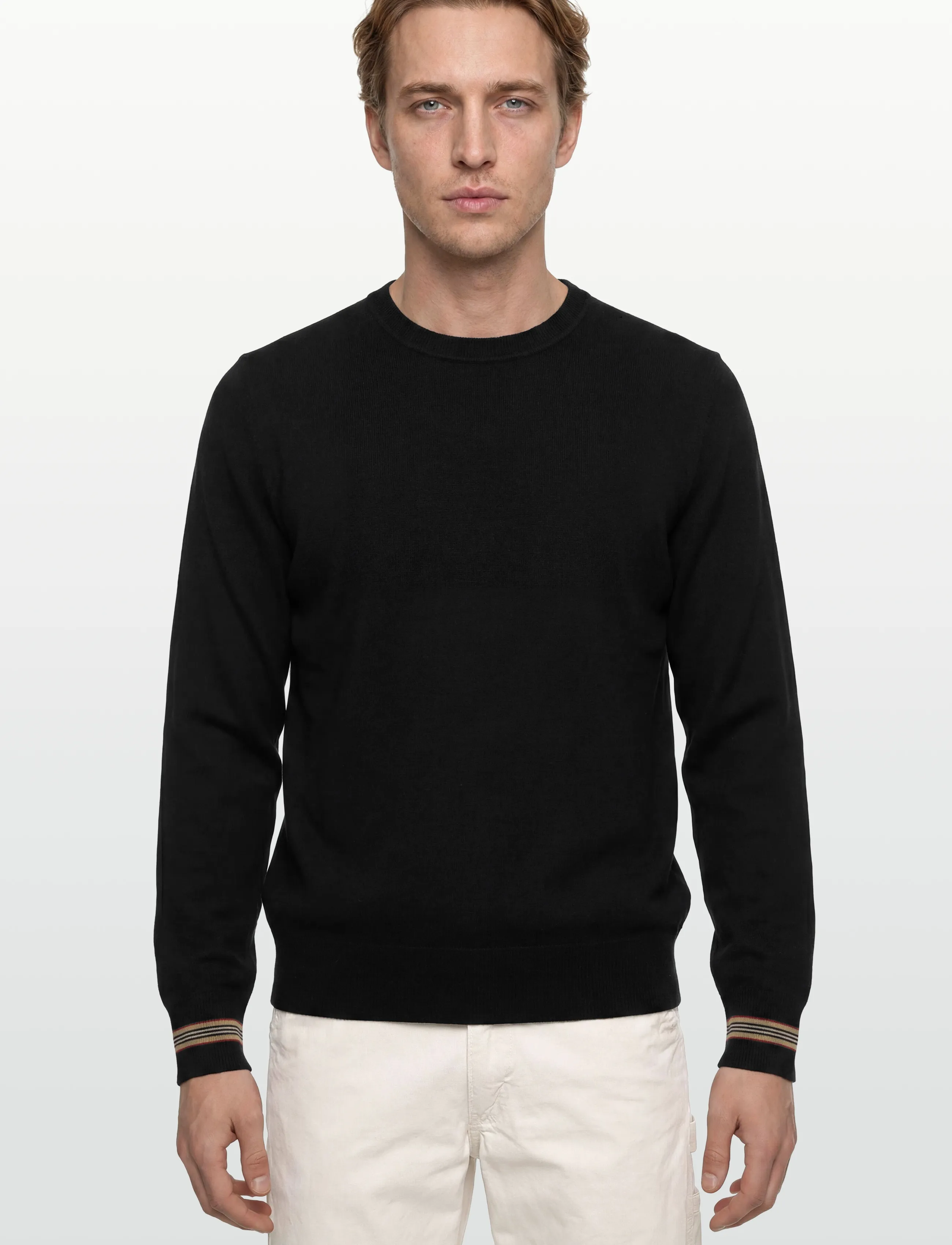 Burberry - PARADISE - Ümmarguse kaelusega kudumid - black - 3