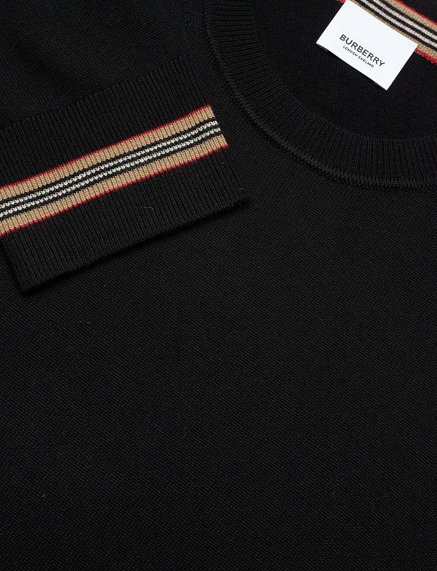 Burberry - PARADISE - Ümmarguse kaelusega kudumid - black - 5