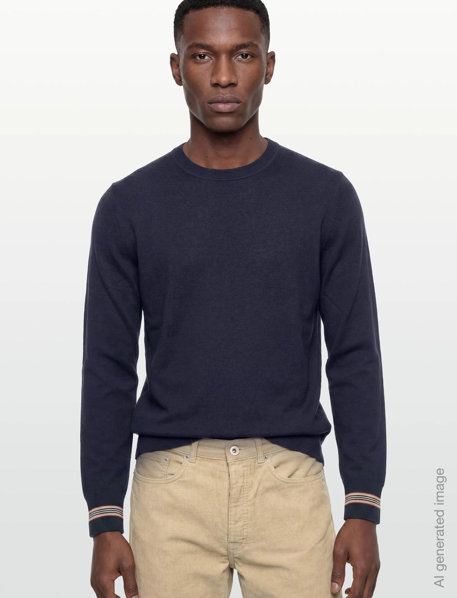 Burberry - PARADISE - rundhals - navy - 3