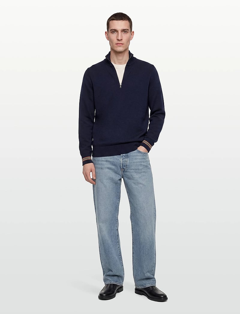Burberry - ITTER - half zip - navy - 0