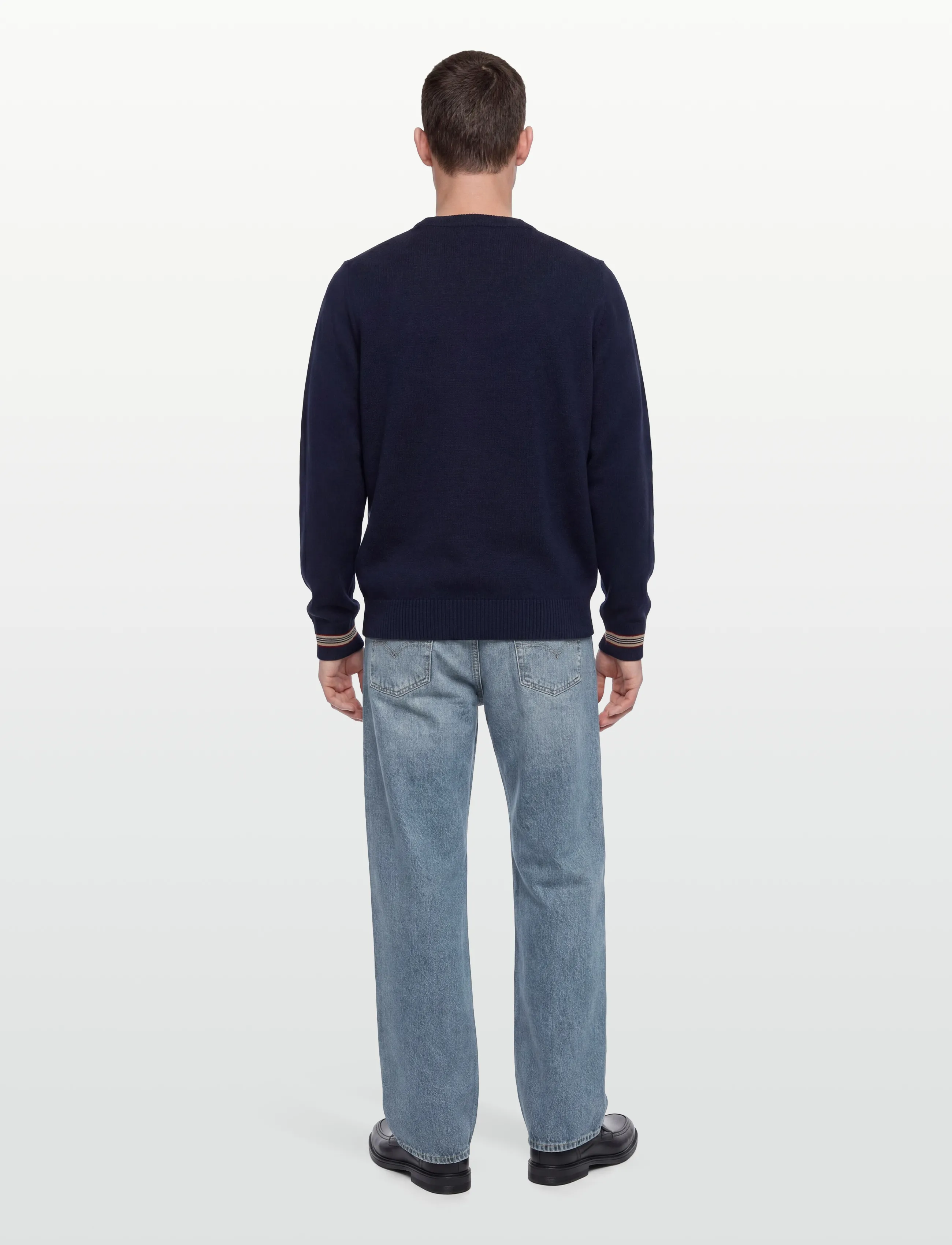 Burberry - ITTER - pulls demi-zip - navy - 4