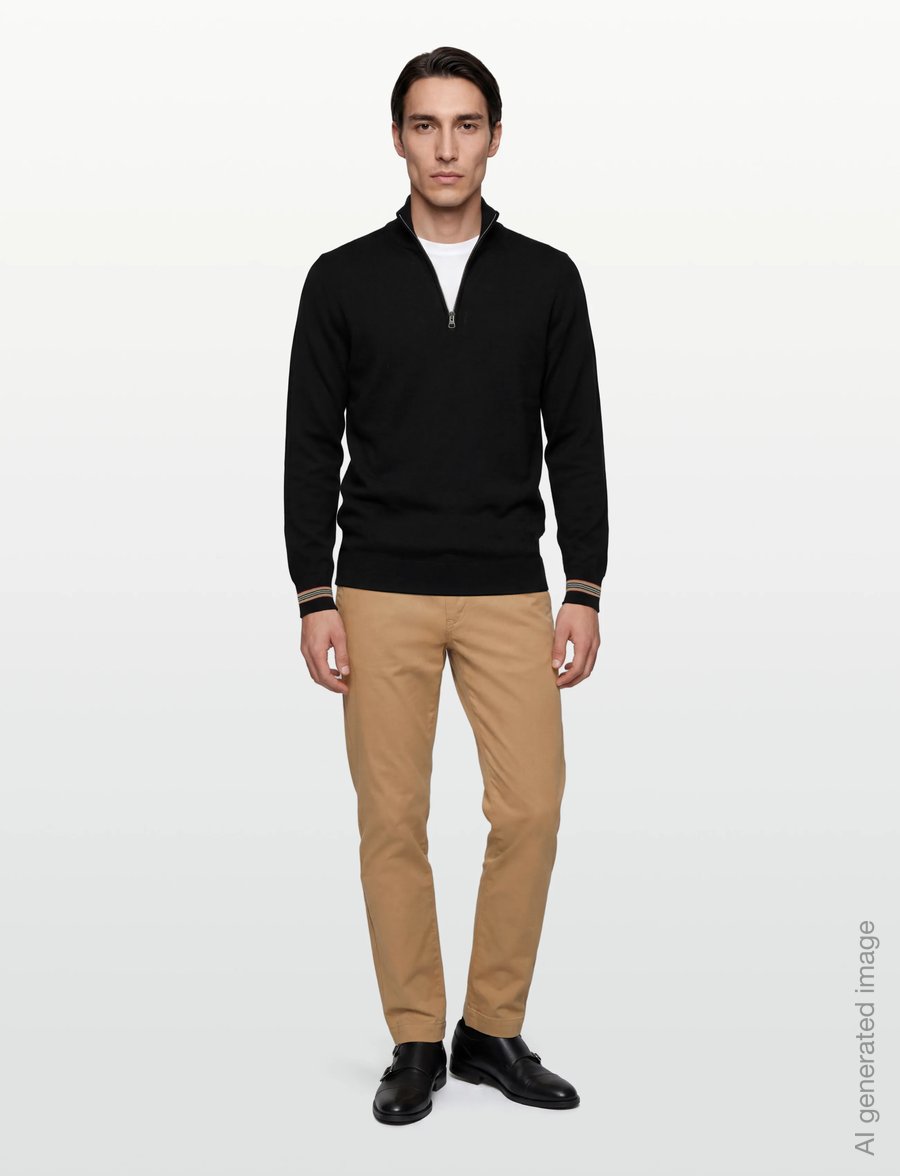 Burberry - ITTER - half zip-tröjor - black - 0