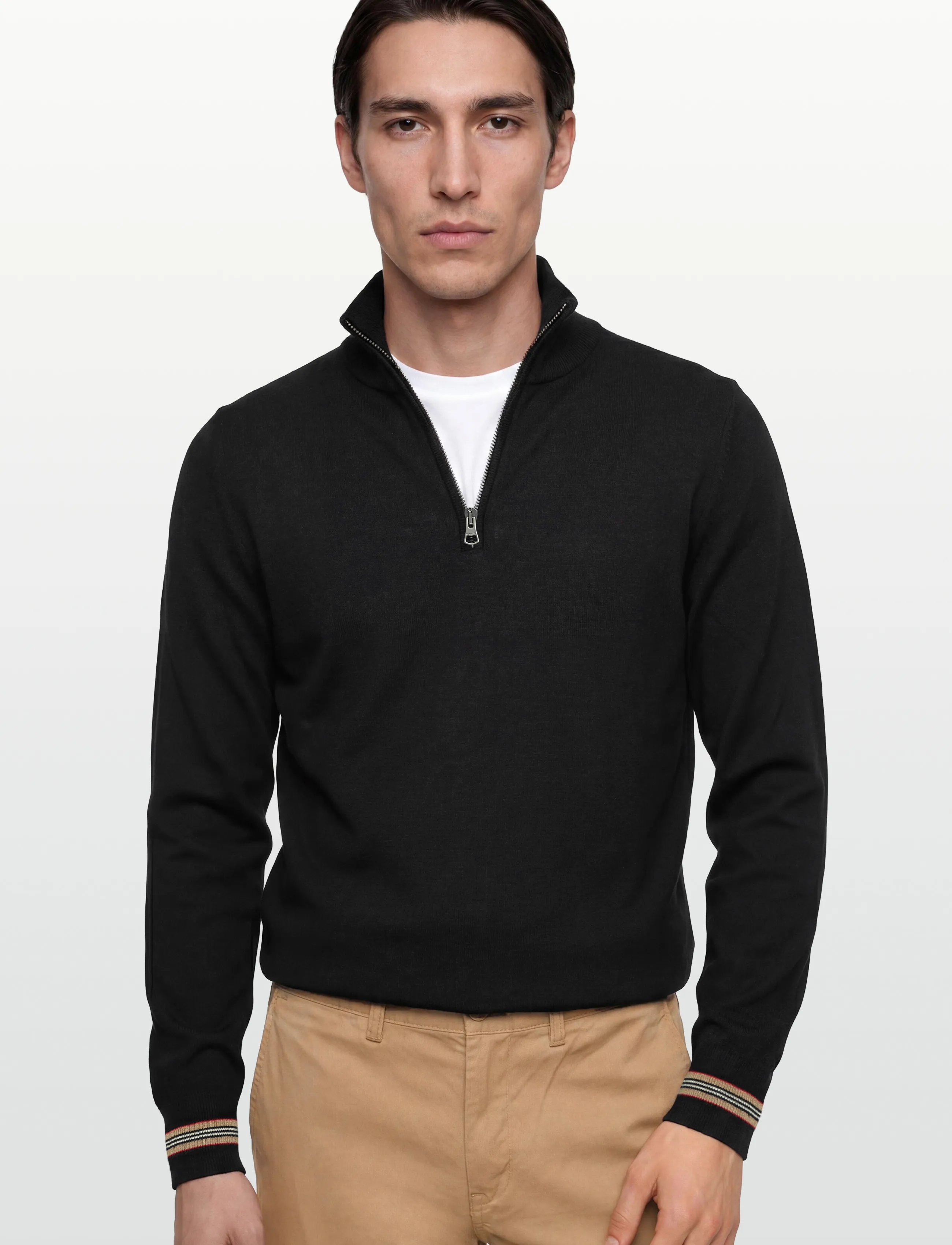 Burberry - ITTER - half zip-trøjer - black - 3
