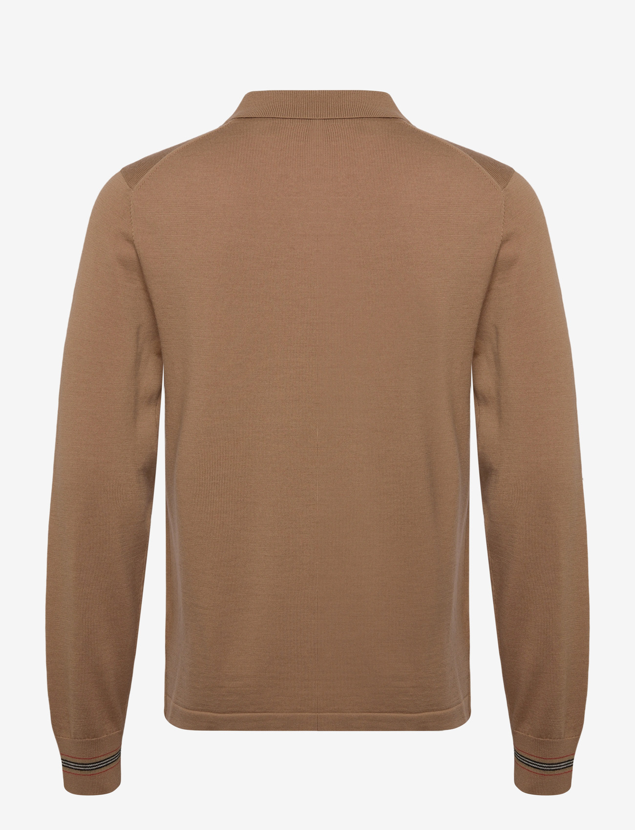 Burberry - PACE - long-sleeved knitted polos - camel - 2