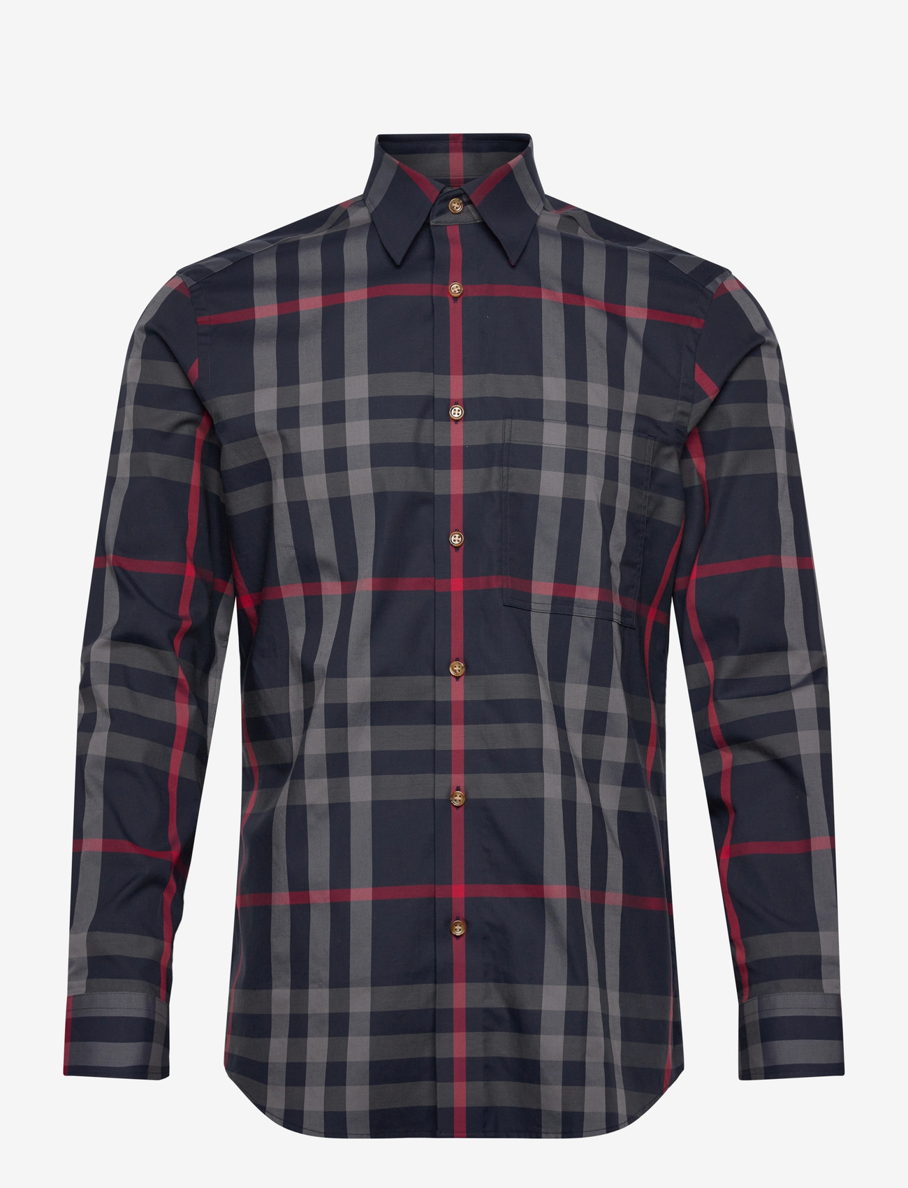 Burberry - CLAVERDON LS CHK - basic skjortor - navy/grey ip check - 0