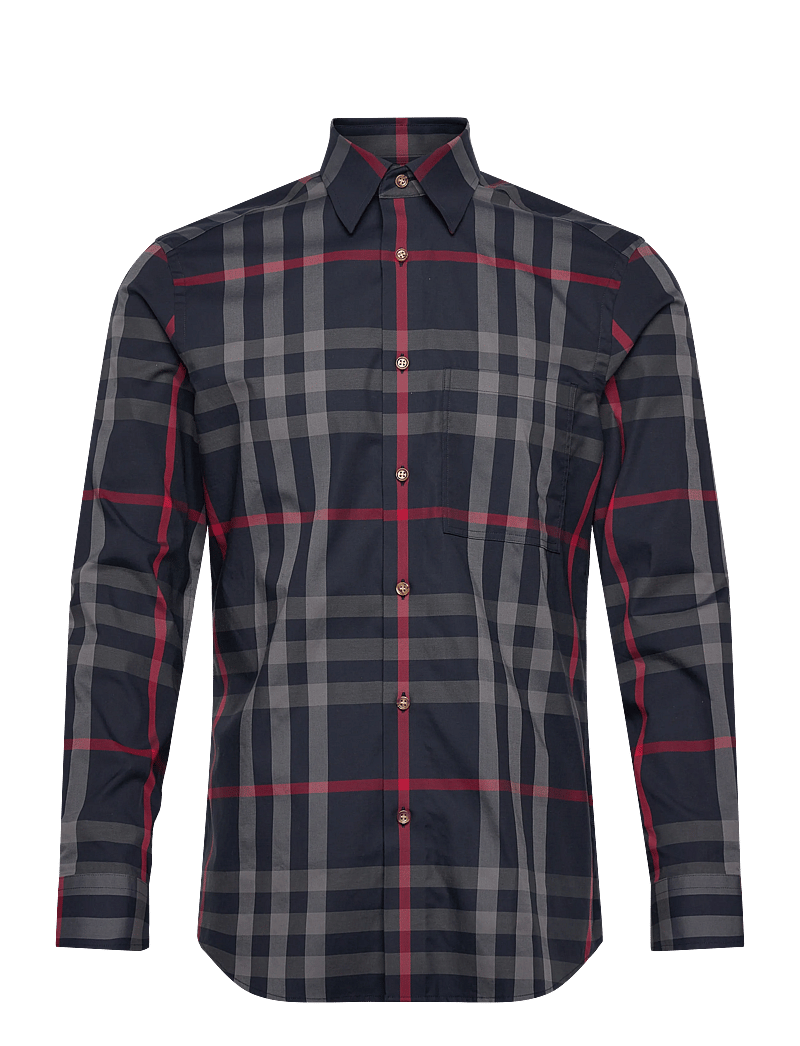 Burberry - CLAVERDON LS CHK - basic skjortor - navy/grey ip check - 0