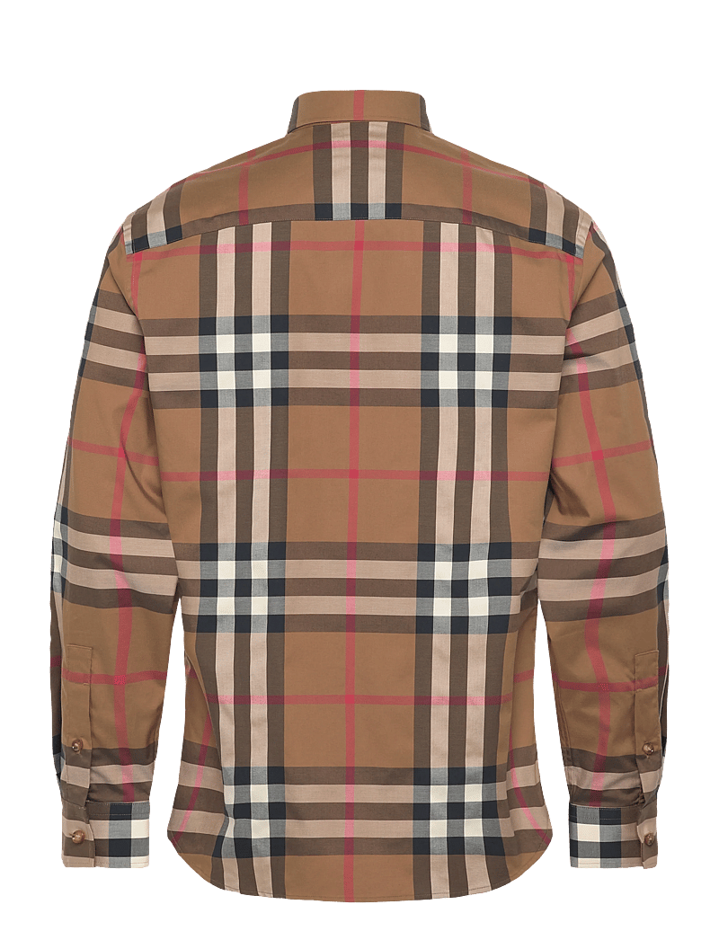 Burberry - CLAVERDON LS CHK - basic-hemden - taupe brown ip check - 1