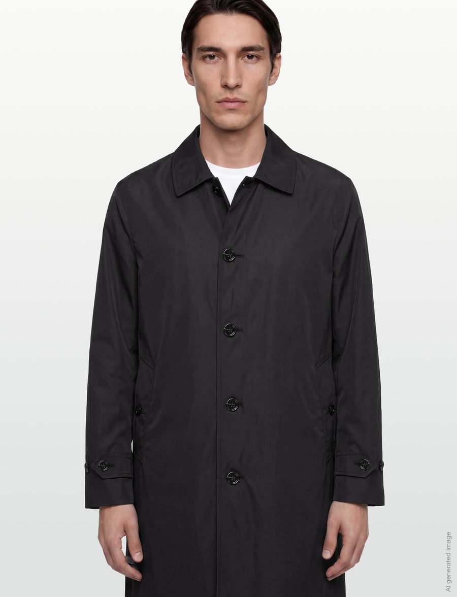 Burberry - PILKINGTON - vihmamantlid - black - 3