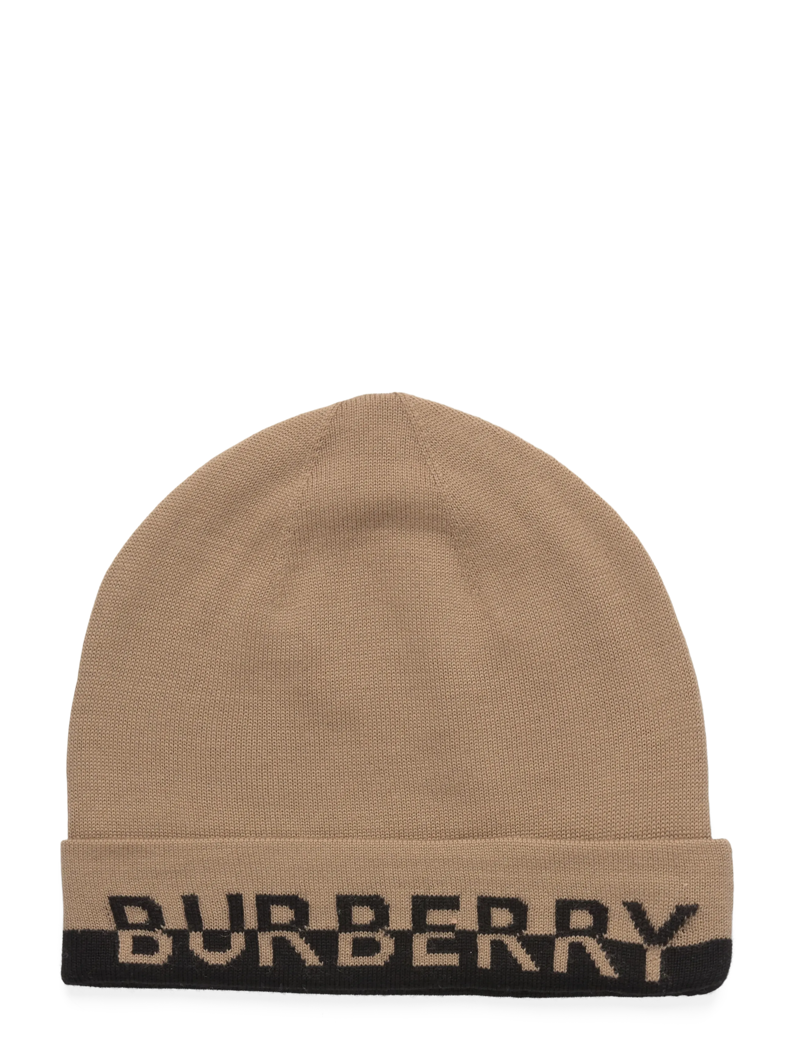 Burberry MH BB WOOL KNIT HAT - Accessoarer - ARCHIVE BEIGE/BLACK / beige