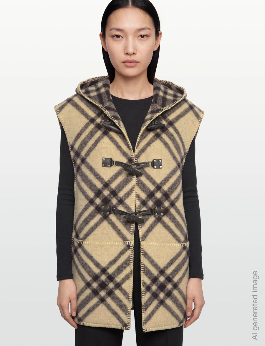 Burberry - ST TOGGLE HOODED CAPE - vinterjakker - candle - 3
