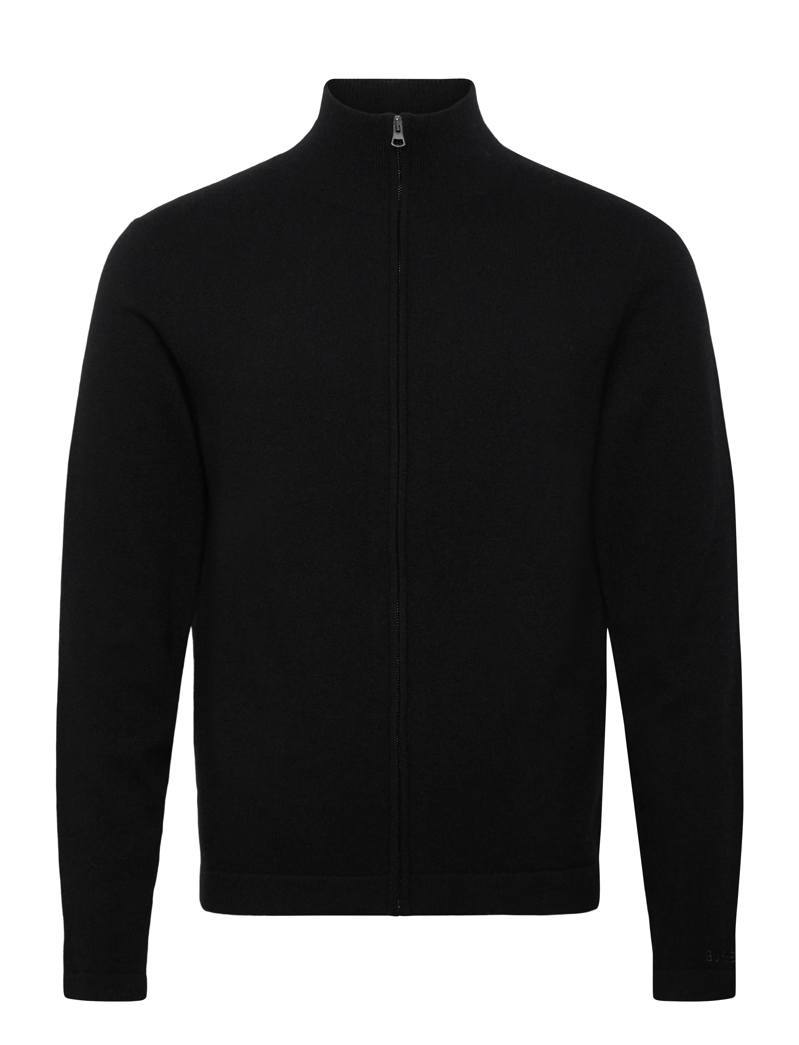 Burberry EMMITT - Pullover mit durchgehendem Reißverschluss - BLACK / black