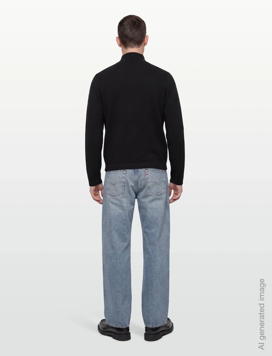 Burberry - EMMITT - lukuga džemprid - black - 4