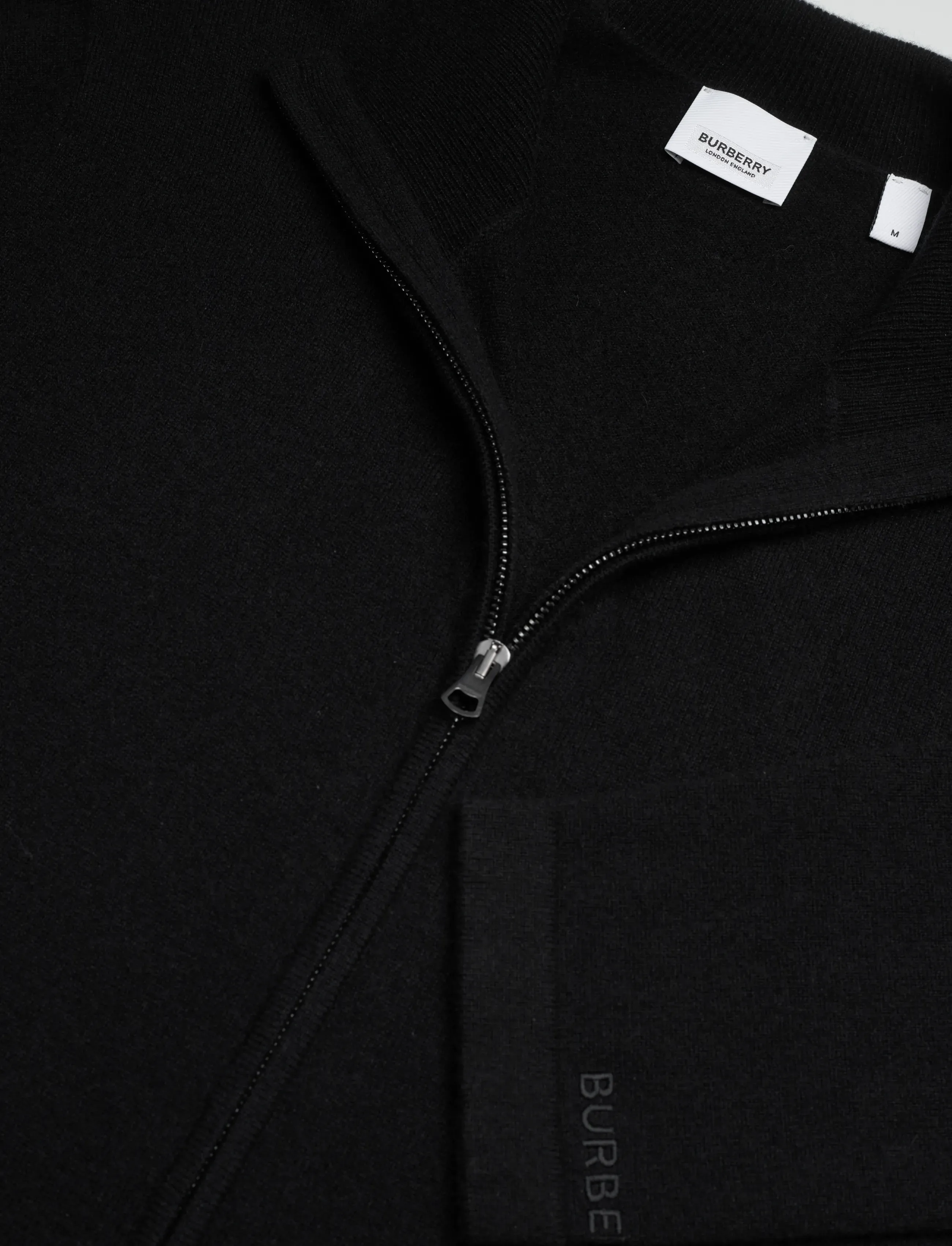 Burberry - EMMITT - full zip jumpers - black - 5