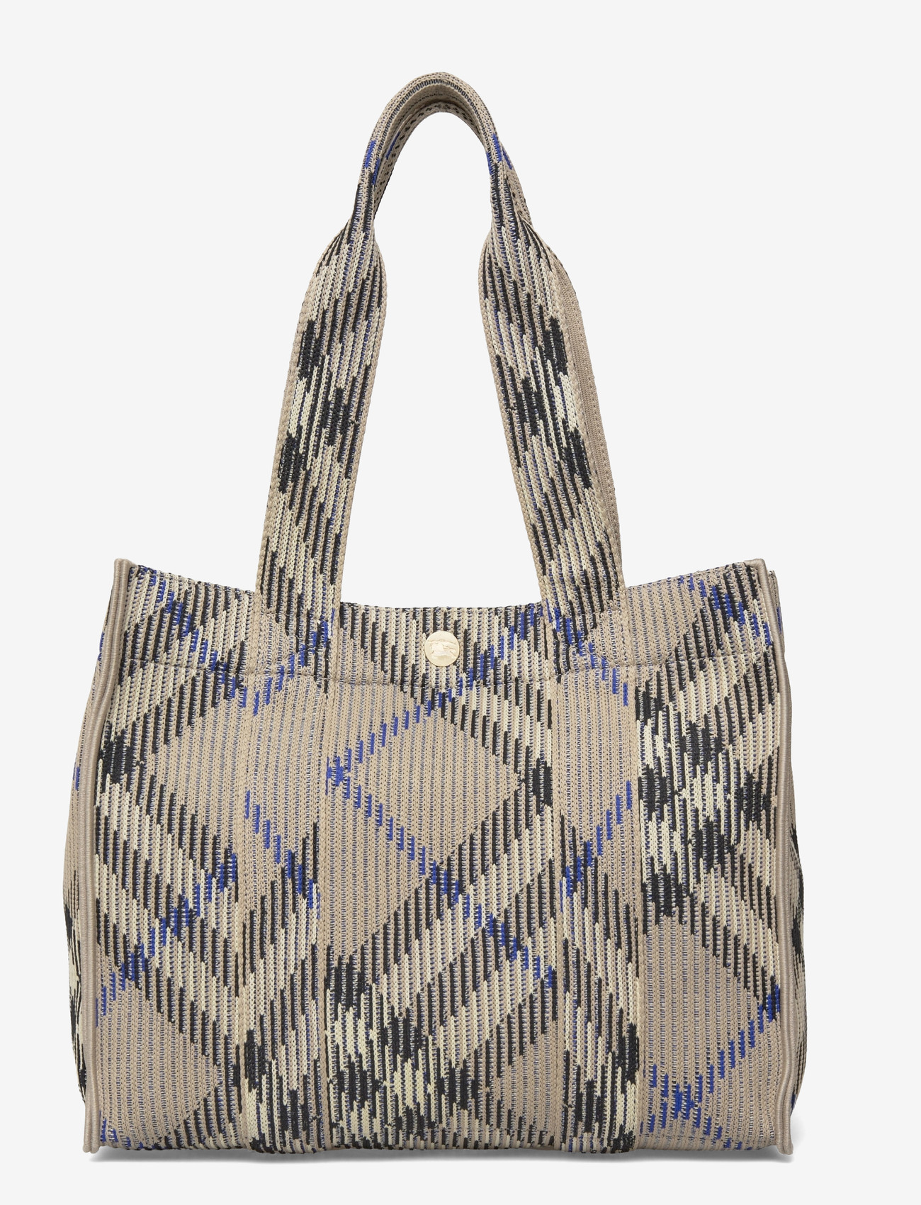 Burberry - LL SM KNIT TOTE CH4 - tote bags - lichen - 1