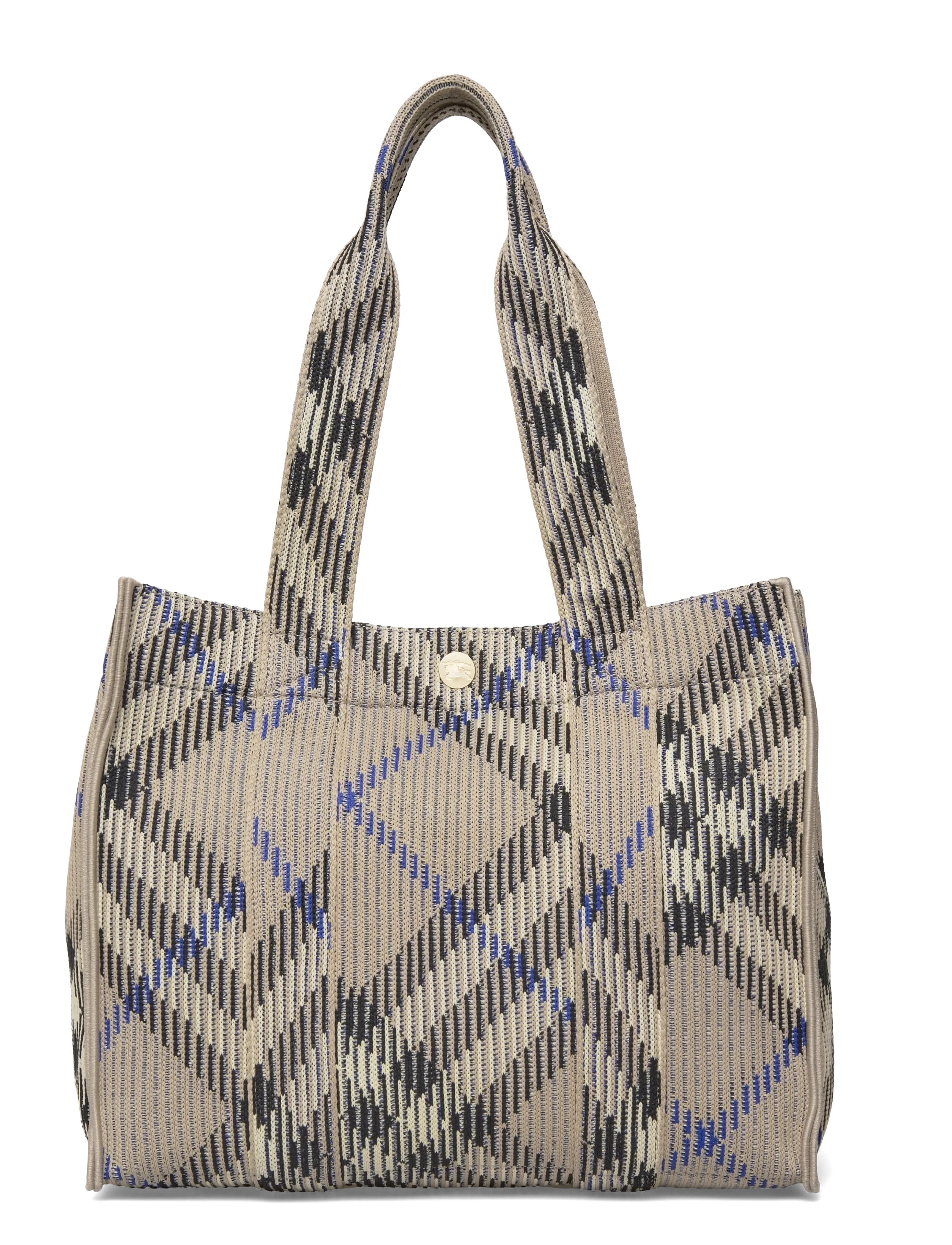 Burberry - LL SM KNIT TOTE CH4 - tote bags - lichen - 1
