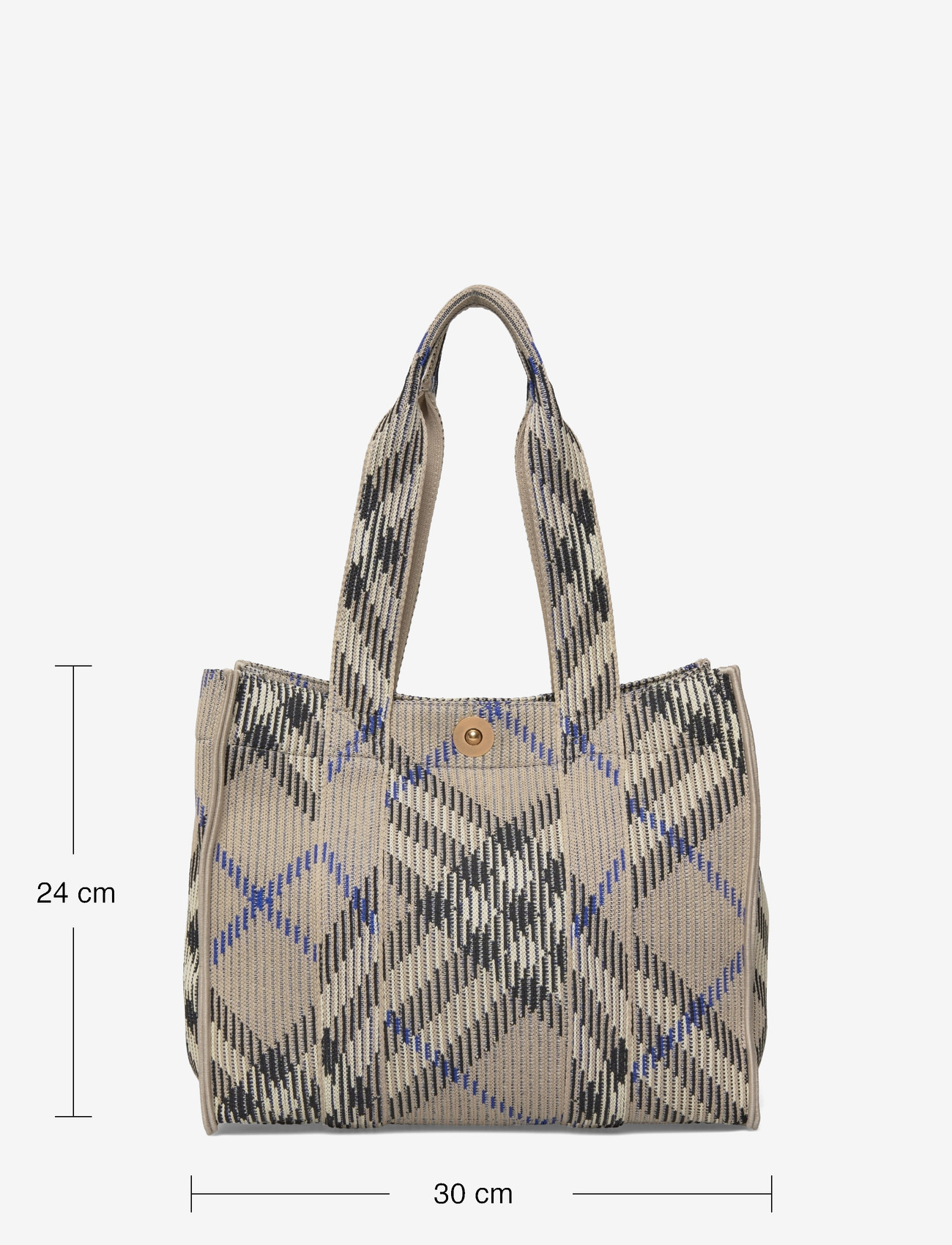 Burberry - LL SM KNIT TOTE CH4 - tote bags - lichen - 3