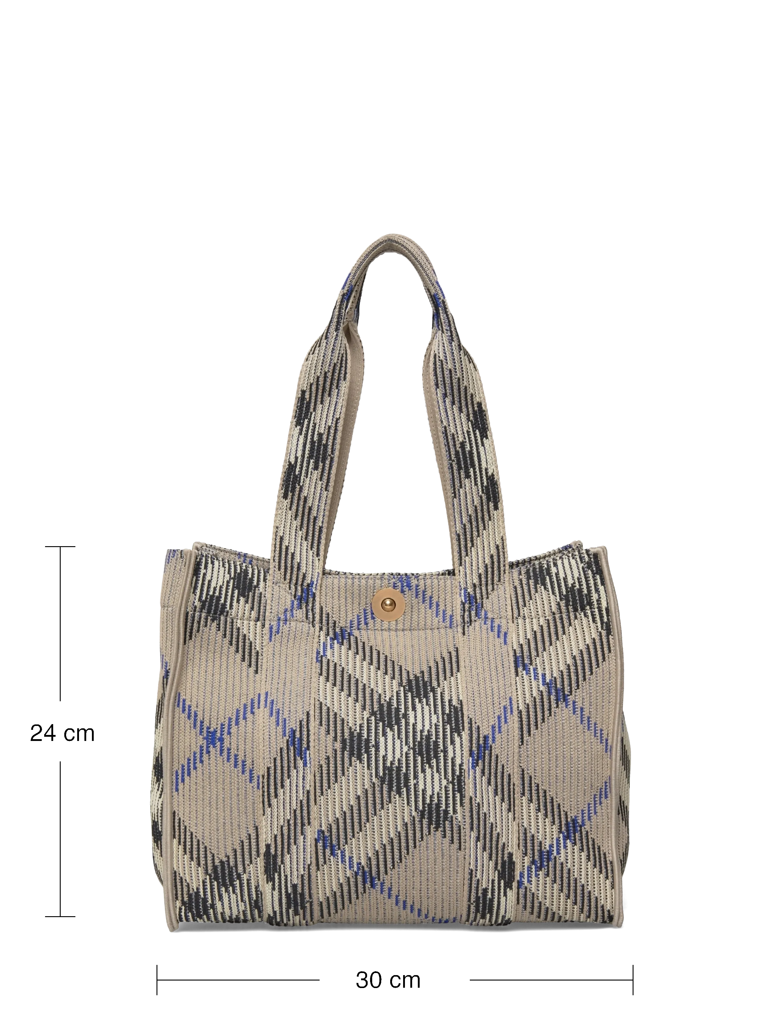 Burberry - LL SM KNIT TOTE CH4 - tote bags - lichen - 3