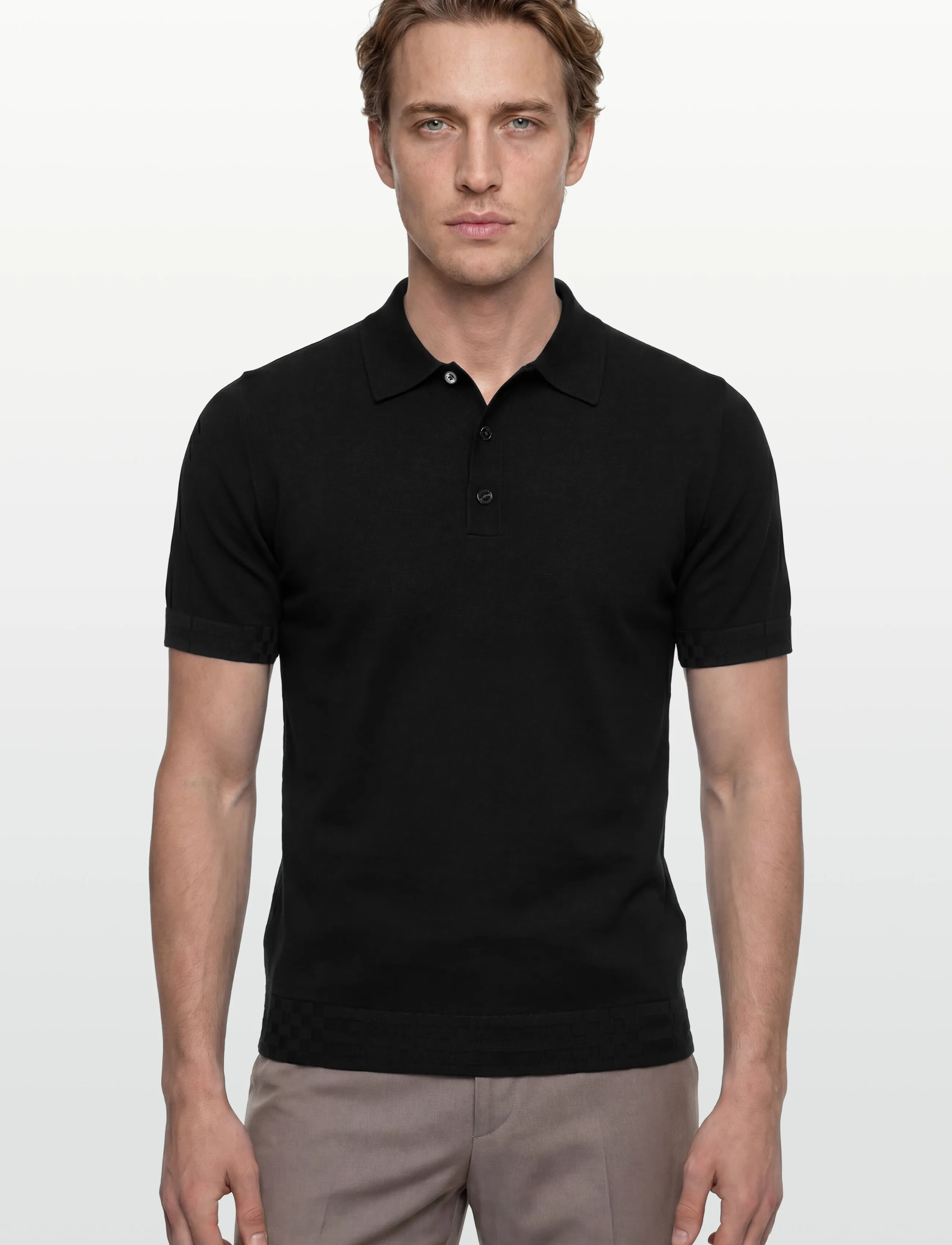 Burberry - KIERAN - polo shirts - black - 3