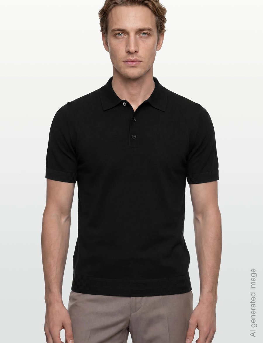 Burberry - KIERAN - kortærmede poloer - black - 3