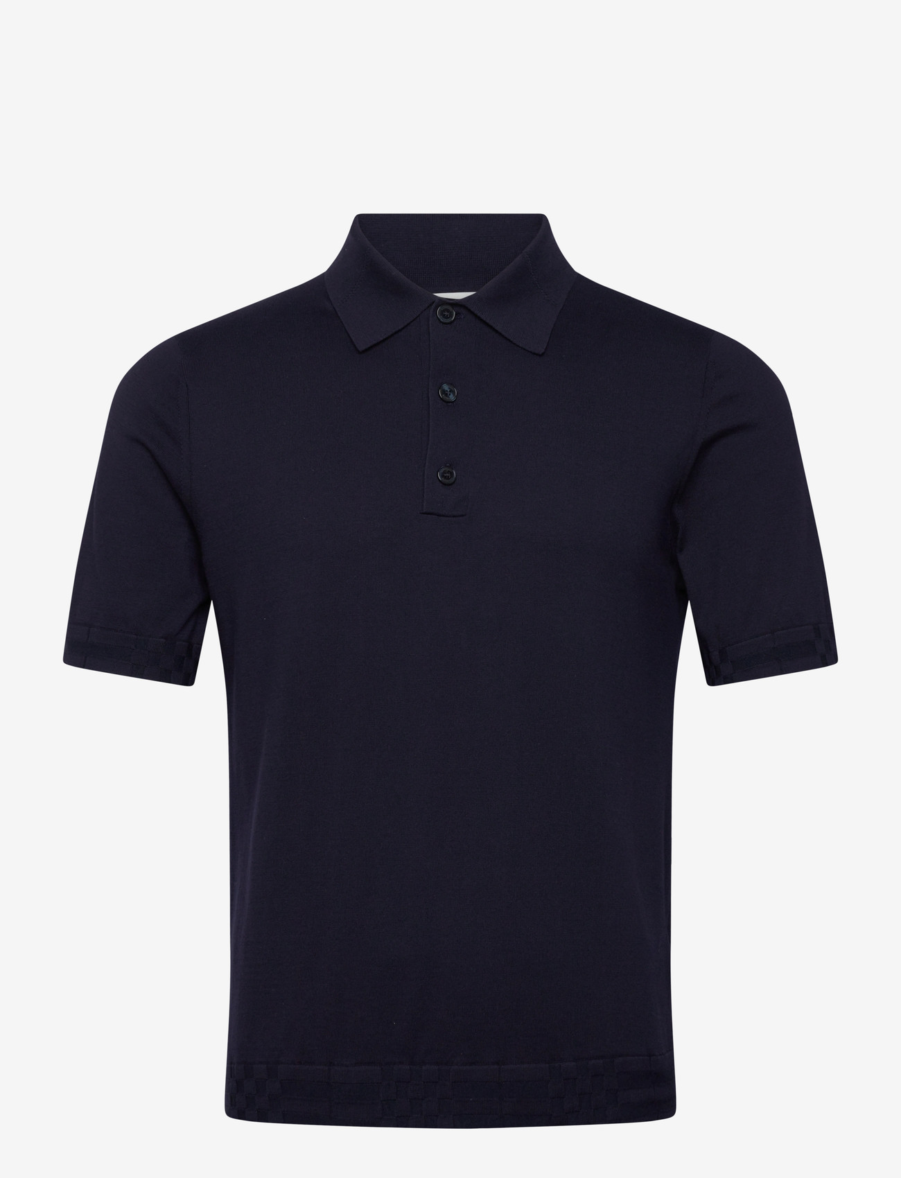 Burberry - KIERAN - gestrickte polohemden - navy - 0
