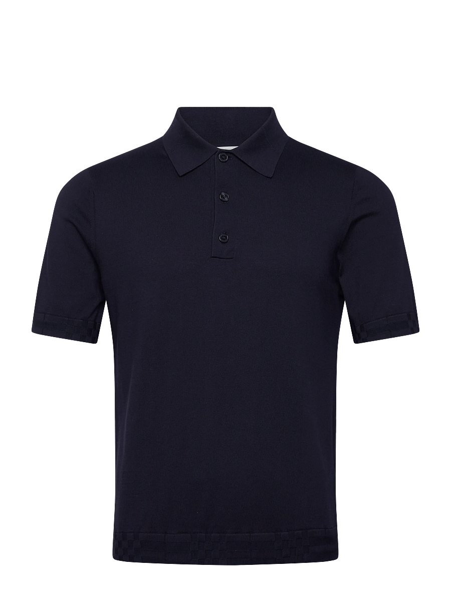 Burberry - KIERAN - stickade pikéer - navy - 1