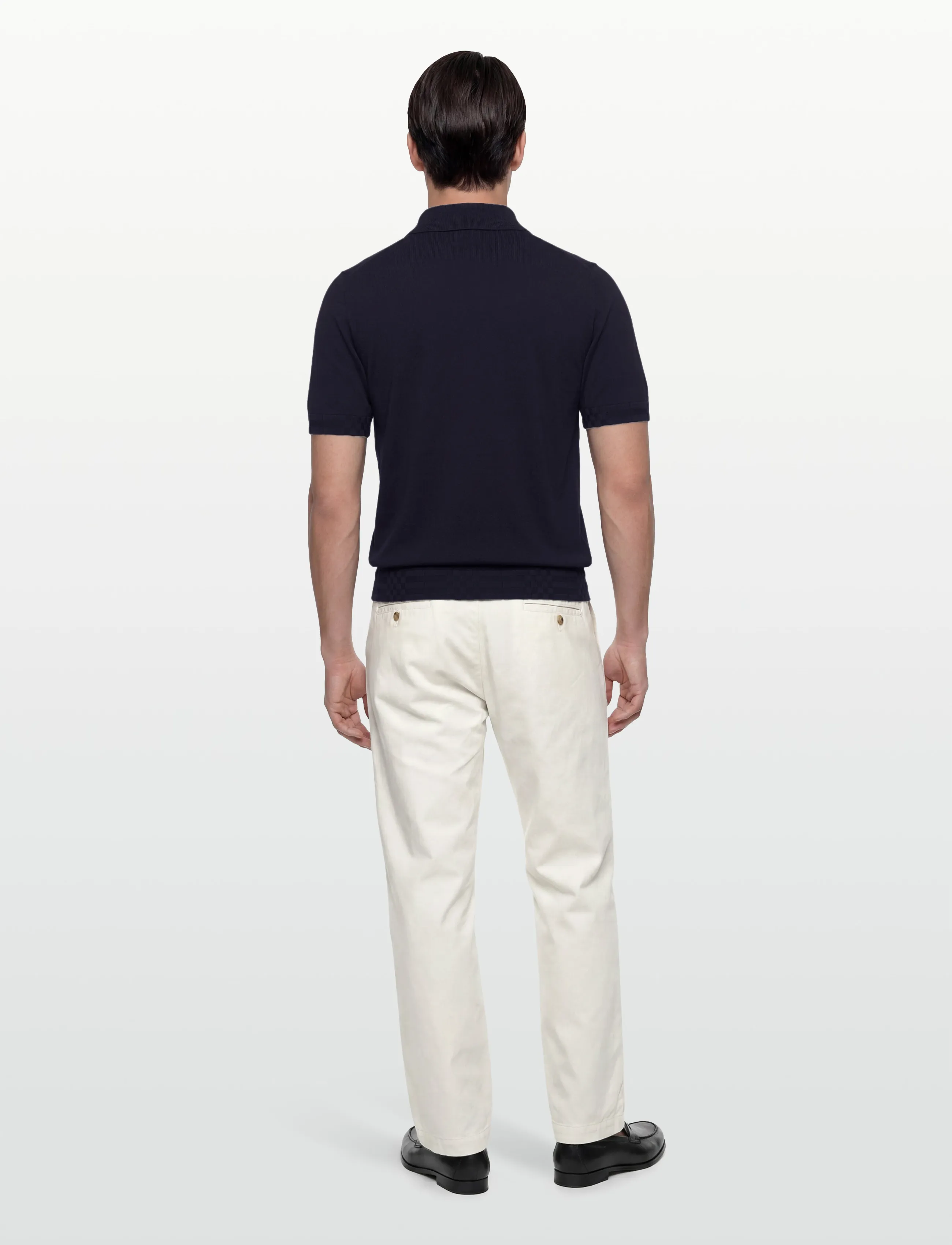 Burberry - KIERAN - trikotažiniai polo marškinėliai - navy - 4