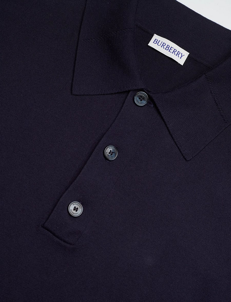 Burberry - KIERAN - stickade pikéer - navy - 5