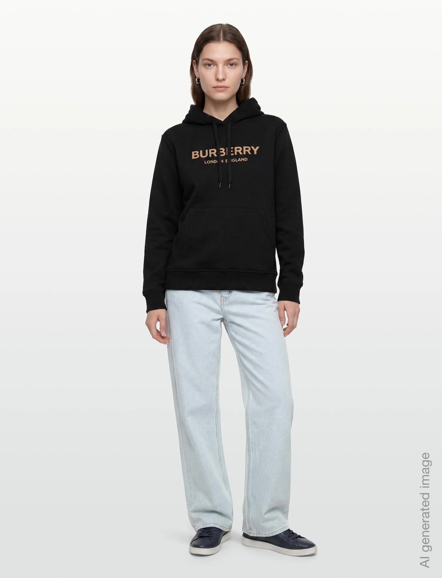 Burberry - KENDALL PRT - sweatshirts & hættetrøjer - black - 0