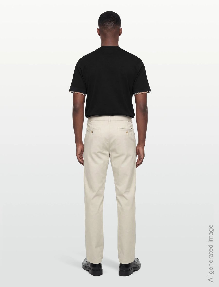 Burberry - ELLISON CHK TR - short-sleeved t-shirts - black - 4