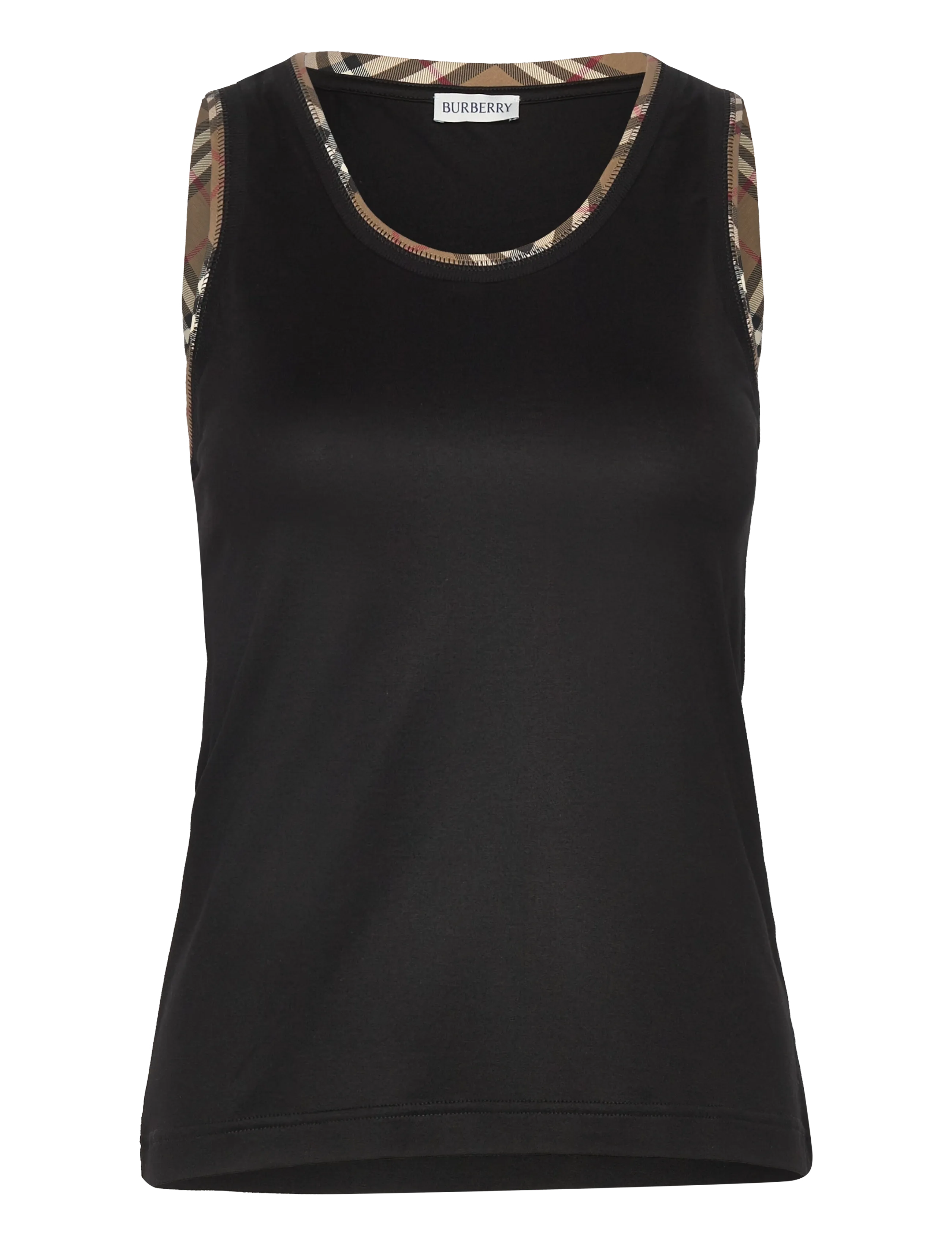 Burberry ELYSSA CHK TR - Kläder - BLACK / black