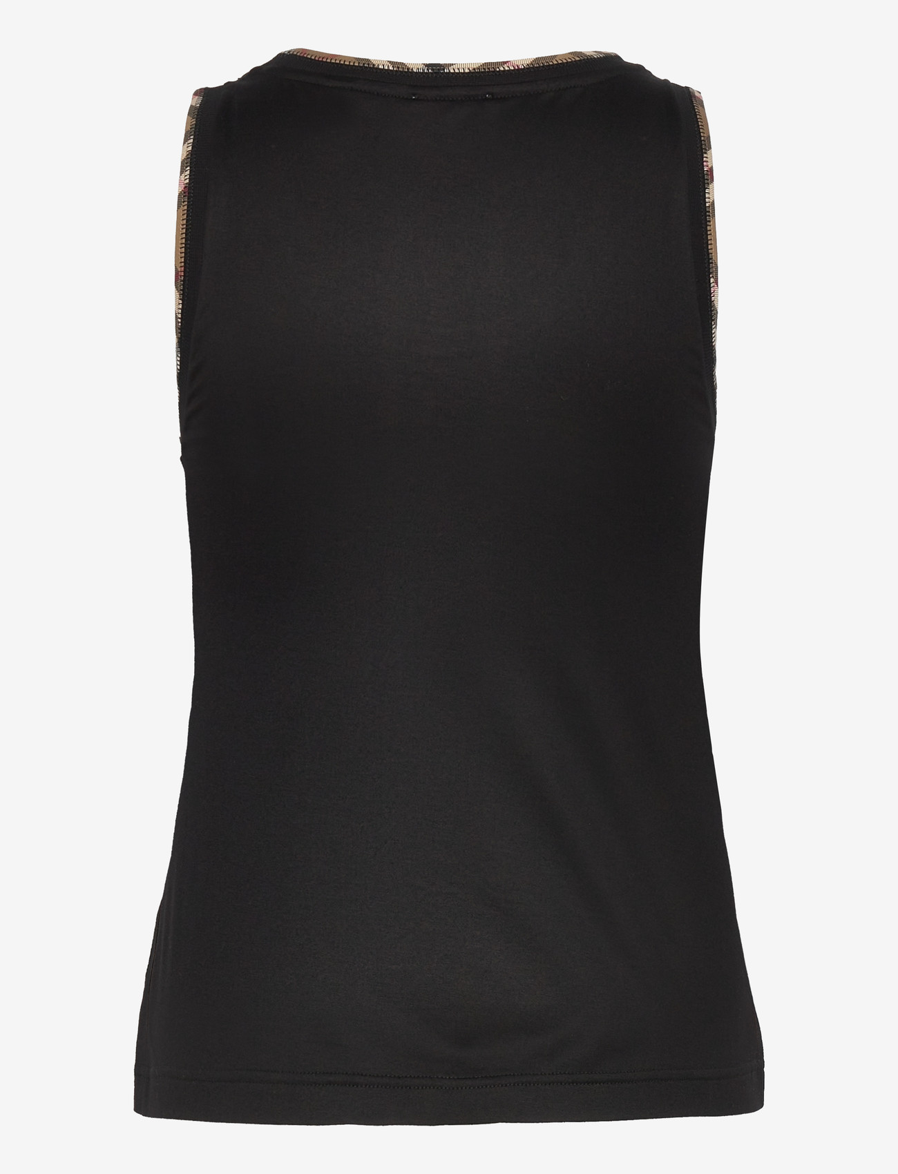 Burberry - ELYSSA CHK TR - Ærmeløse toppe - black - 1